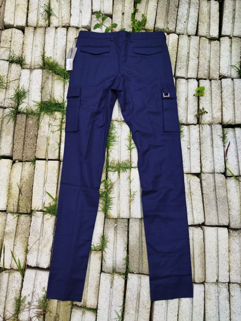 Dior × Hedi Slimane Dior Homme Pantaloni Wool Cargo Pants Size US 33 - 7 Thumbnail