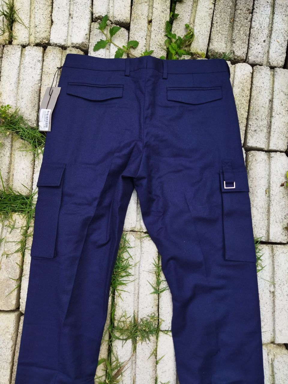 Dior × Hedi Slimane Dior Homme Pantaloni Wool Cargo Pants Size US 33 - 6 Thumbnail