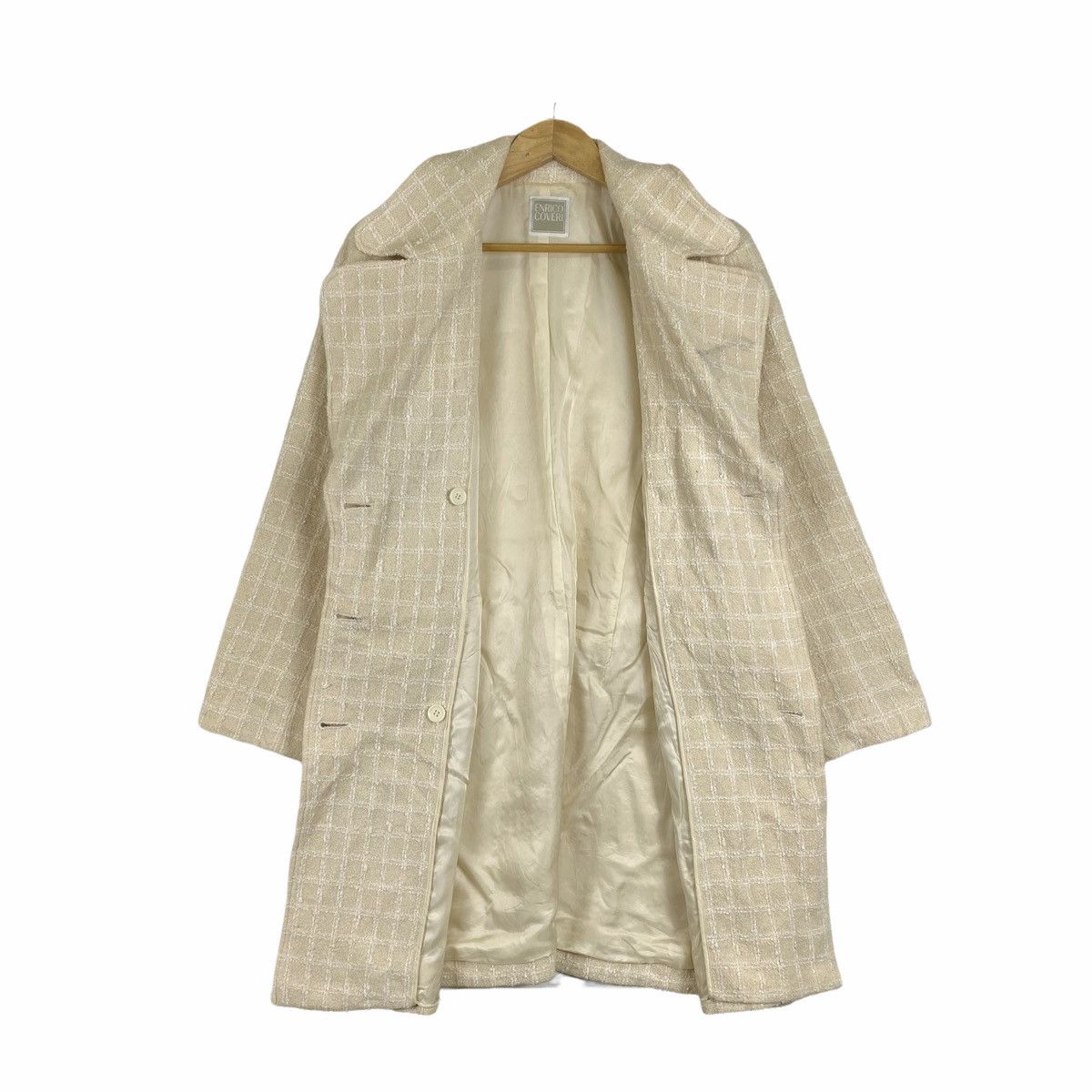 Designer × Enrico Coveri Vintage ENRICO COVERI Fashion Designer Trench Coat Jacket Size US M / EU 48-50 / 2 - 3 Thumbnail
