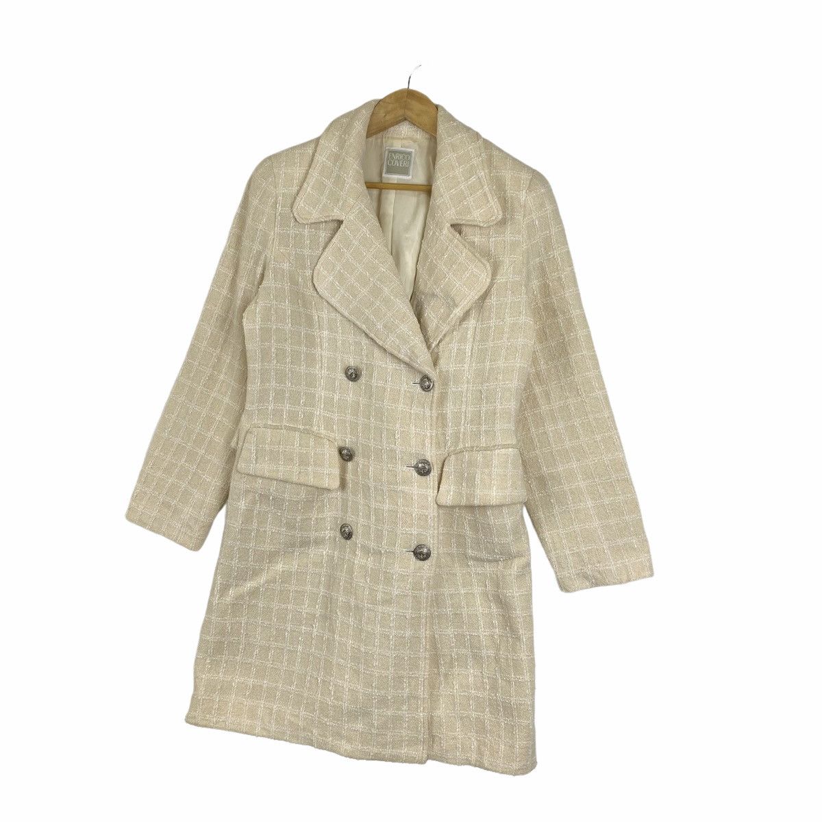 Designer × Enrico Coveri Vintage ENRICO COVERI Fashion Designer Trench Coat Jacket Size US M / EU 48-50 / 2 - 4 Thumbnail