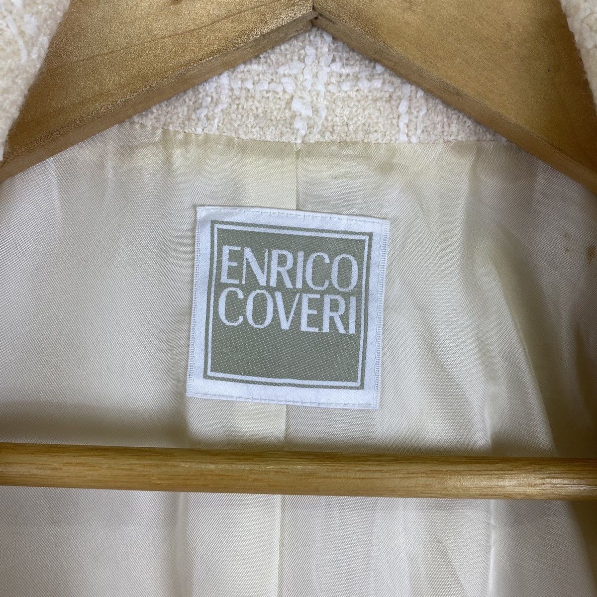 Designer × Enrico Coveri Vintage ENRICO COVERI Fashion Designer Trench Coat Jacket Size US M / EU 48-50 / 2 - 7 Thumbnail
