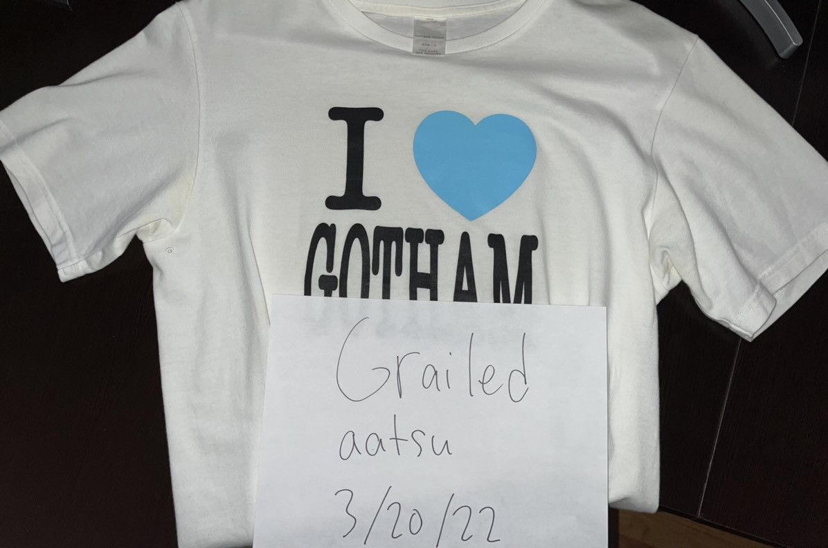 Number (N)ine RARE SS02 Number (N)ine I Love Gotham Tee Size US XL / EU 56 / 4 - 6 Thumbnail