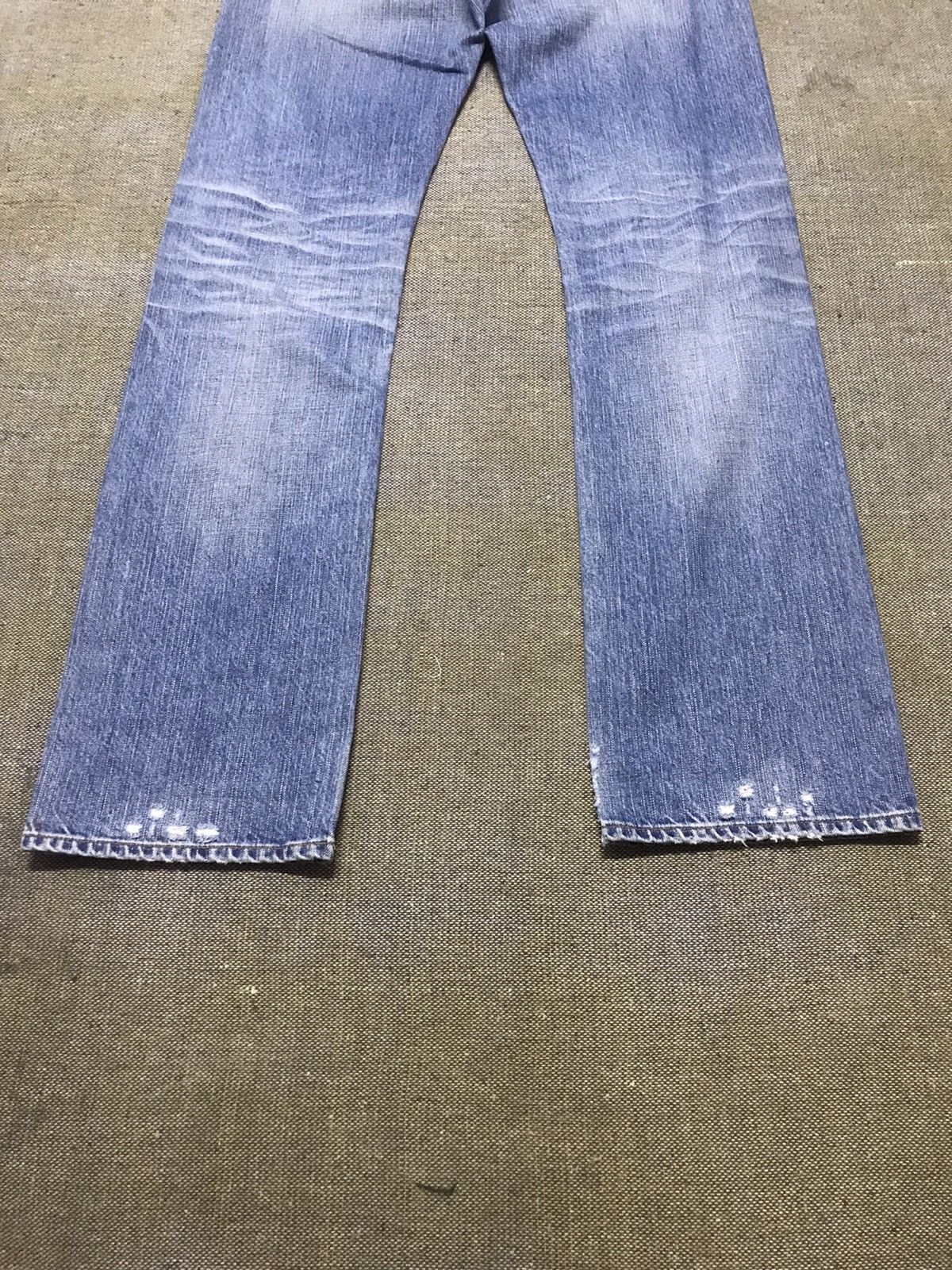 AG Adriano Goldschmied Adriano Goldschmied Straight Leg Distressed Denim Jeans Size US 32 / EU 48 - 11 Thumbnail