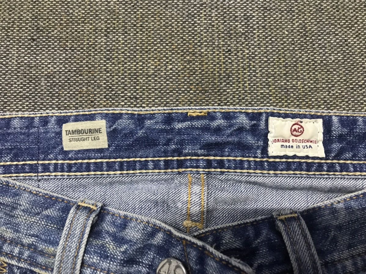AG Adriano Goldschmied Adriano Goldschmied Straight Leg Distressed Denim Jeans Size US 32 / EU 48 - 8 Thumbnail