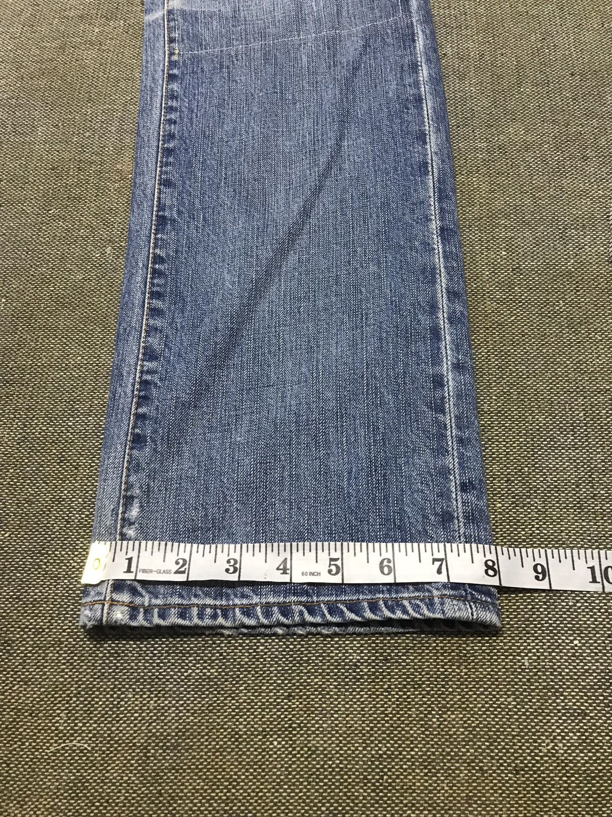 AG Adriano Goldschmied Adriano Goldschmied Straight Leg Distressed Denim Jeans Size US 32 / EU 48 - 16 Thumbnail