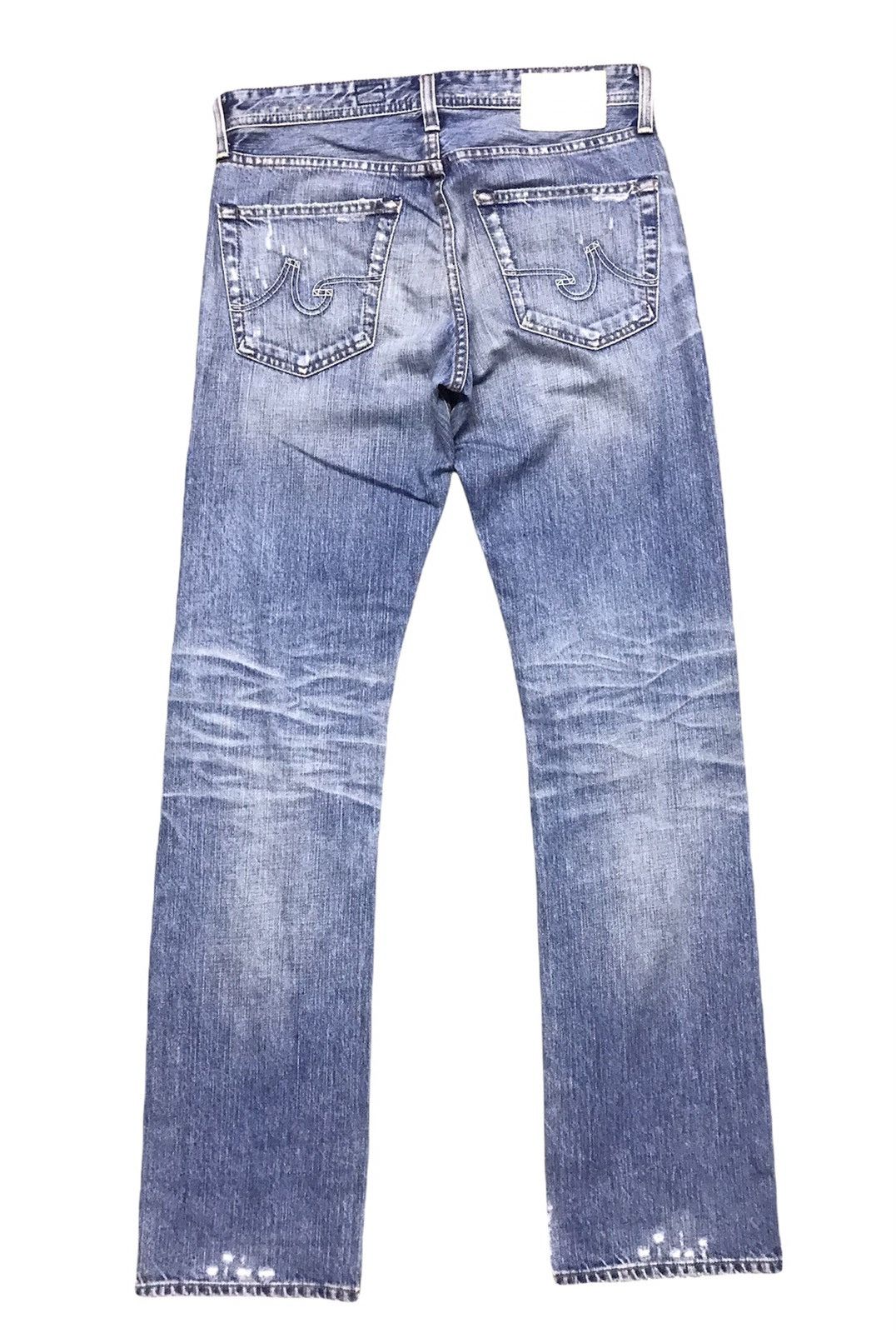 Adriano goldschmied distressed light buy blue designer jeans