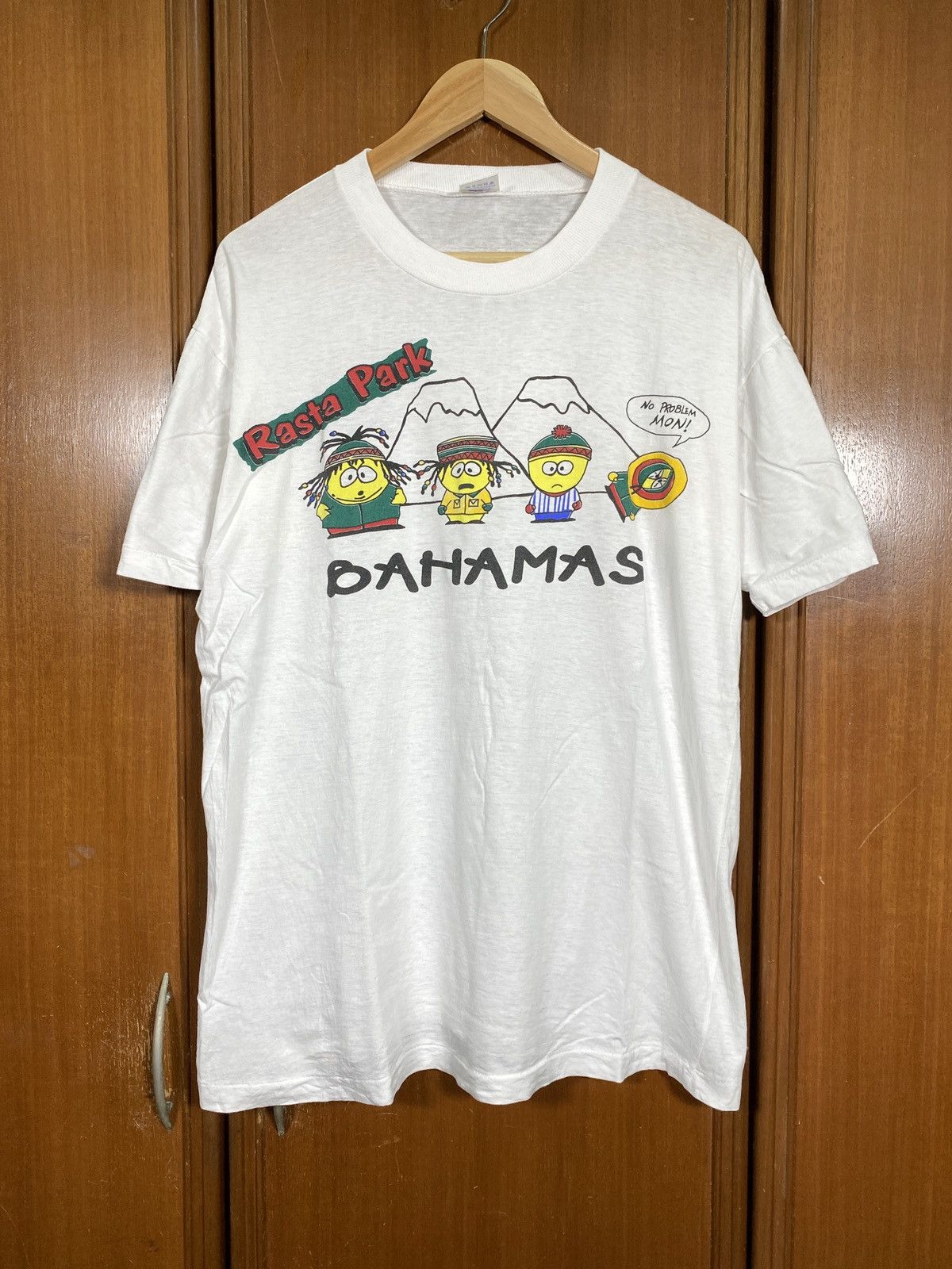 Cartoon Network × Vintage Vintage South Park Rasta Park Bahamas Parody Tee Size US XL / EU 56 / 4 - 1 Thumbnail