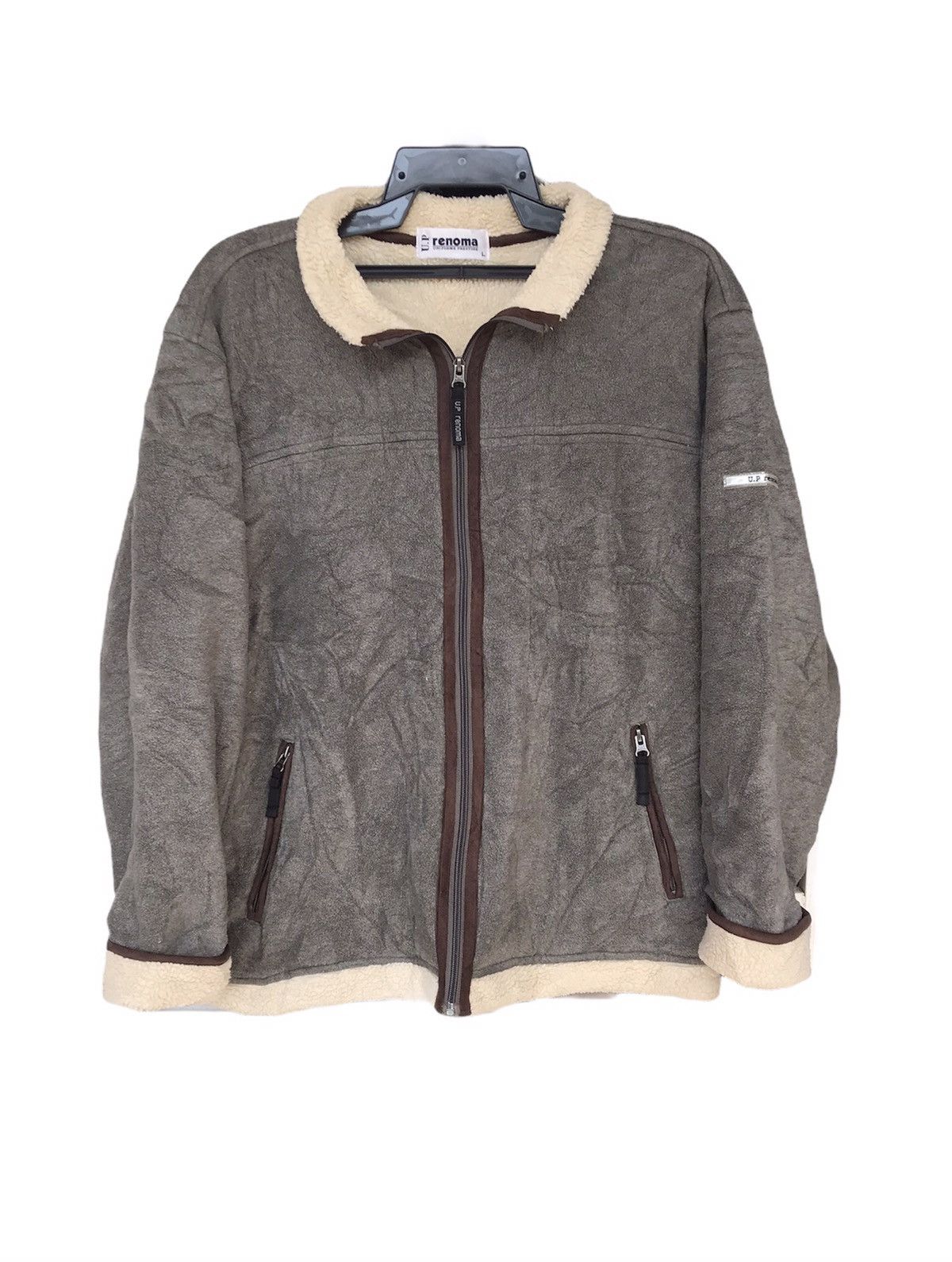 Renoma Vintage 90's Up Renoma Fluffy Fleece Jacket Size US L / EU 52-54 / 3 - 1 Thumbnail