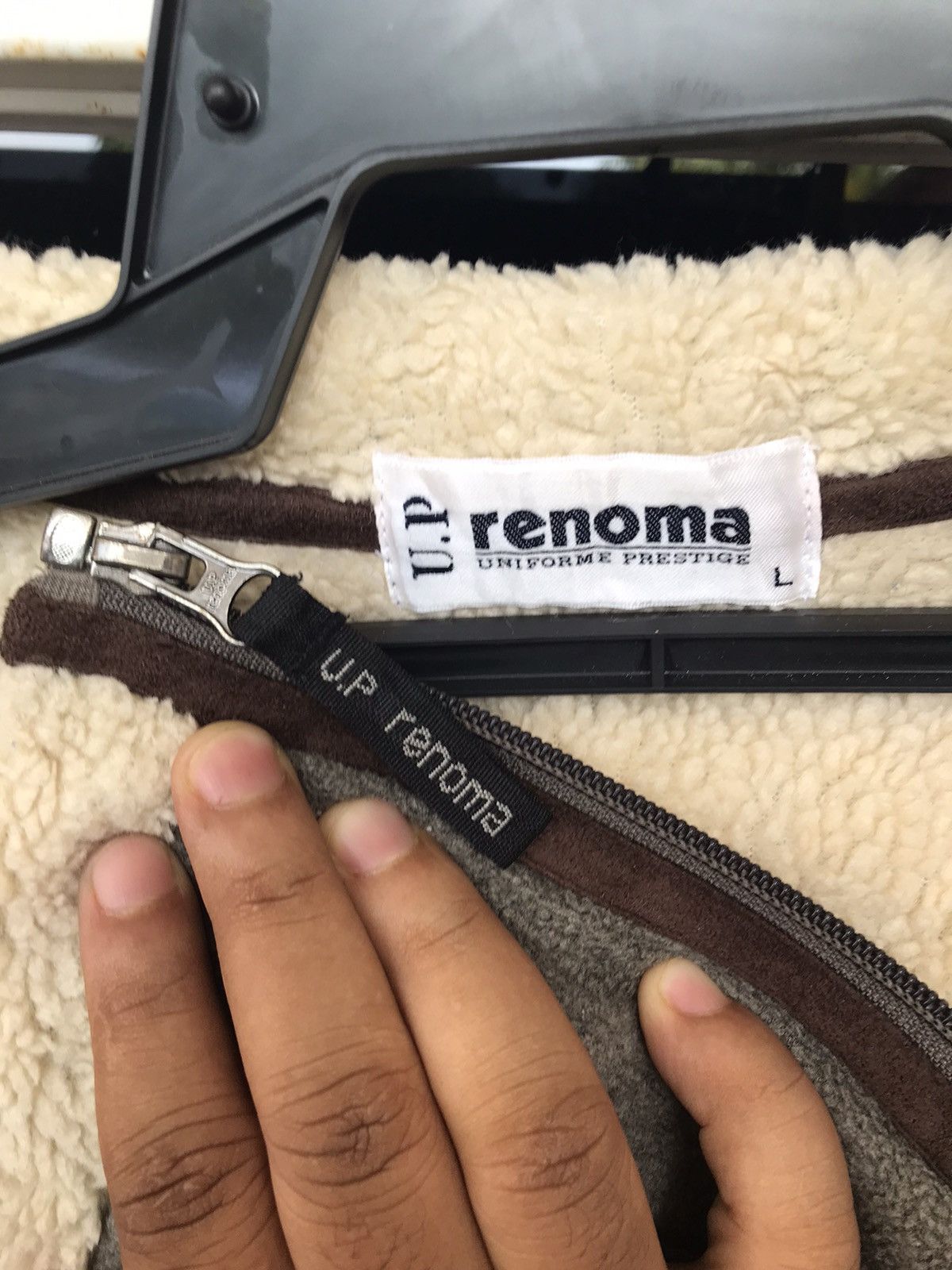 Renoma Vintage 90's Up Renoma Fluffy Fleece Jacket Size US L / EU 52-54 / 3 - 5 Thumbnail