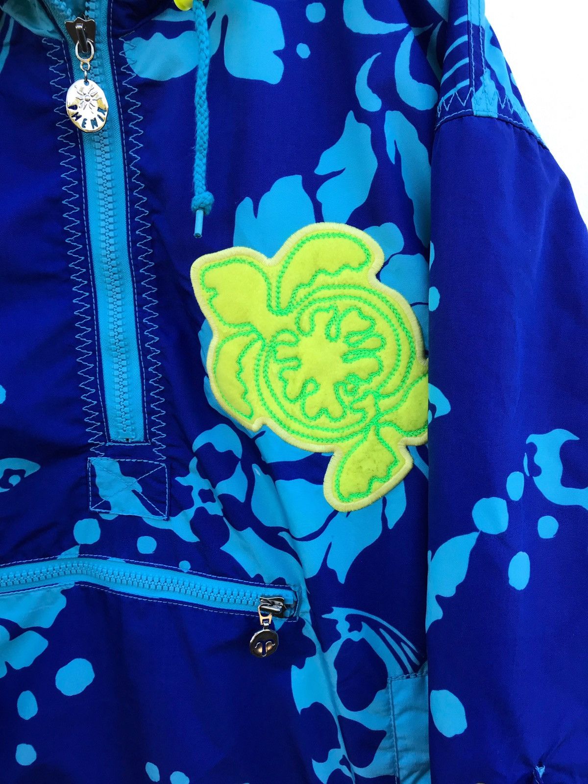 Phenix Phenix Abstract Floral Overprinted Hoodie Outwear Jacket Size US M / EU 48-50 / 2 - 3 Thumbnail