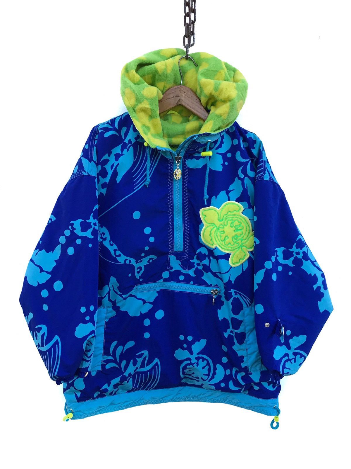 Phenix Phenix Abstract Floral Overprinted Hoodie Outwear Jacket Size US M / EU 48-50 / 2 - 1 Thumbnail