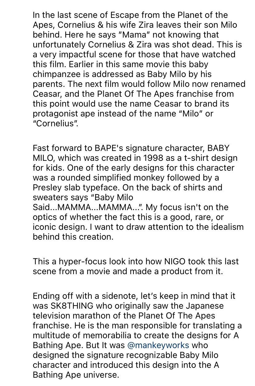 Bape 2005 Bape Baby milo iconic Mama sweatshirt Size US M / EU 48-50 / 2 - 14 Thumbnail