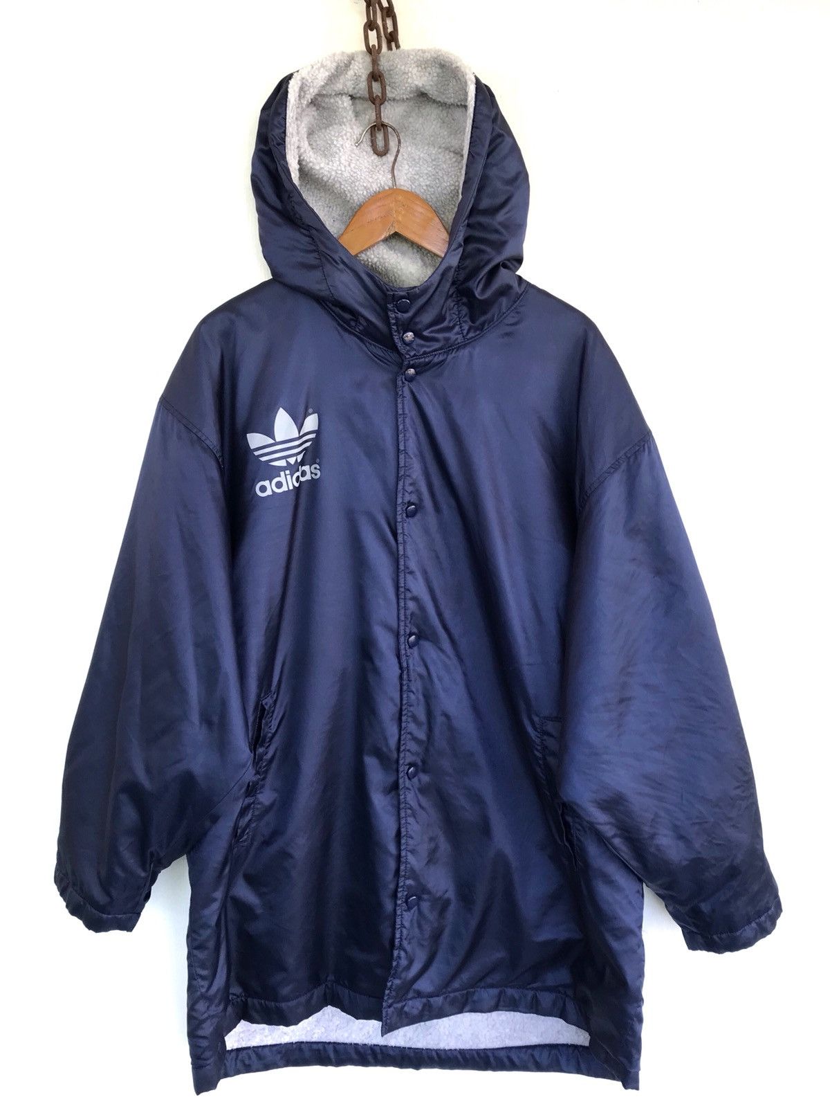 Adidas Adidas Big Logo Streetwear Adidas Spellout Hoodie Jacket Size US XL / EU 56 / 4 - 3 Thumbnail