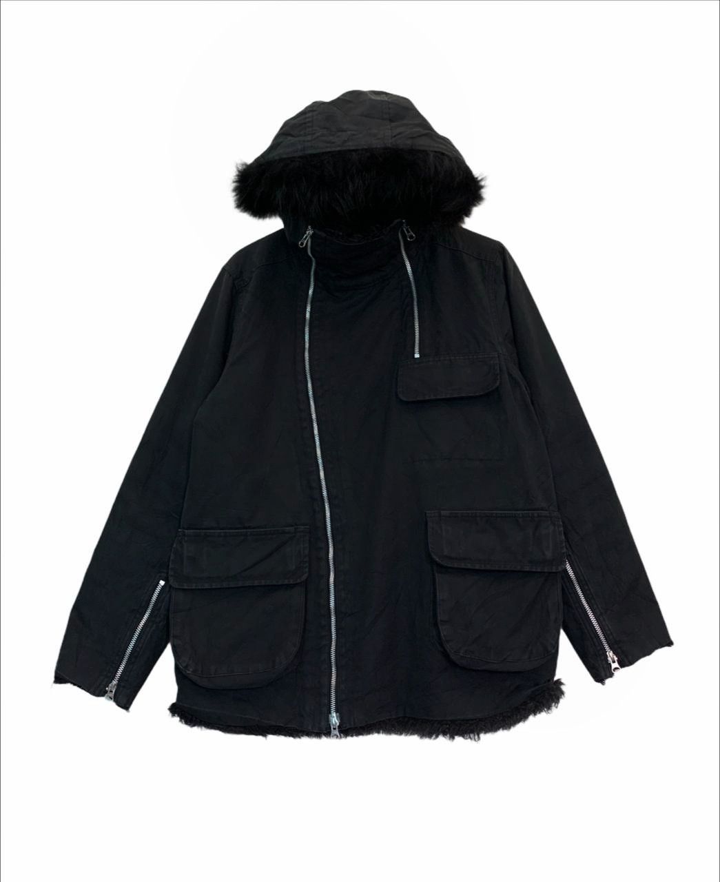 CABANE de ZUCCa Cabane de Zucca x British Millerain Bondage Faux Fur Jacket Size US M / EU 48-50 / 2 - 1 Thumbnail