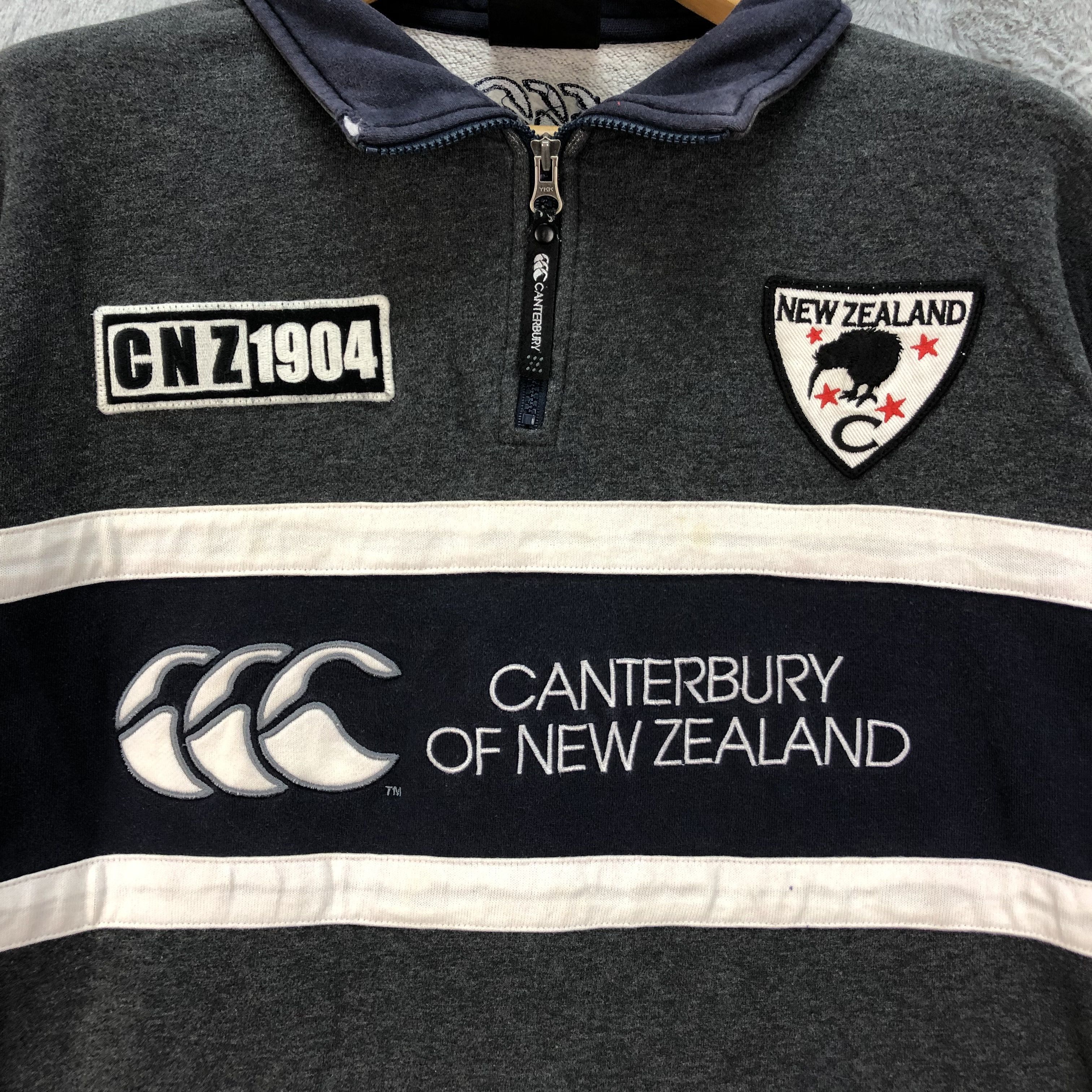 Canterbury of New Zealand Canterbury Embroidery Big Logo Polo Rugby Shirt #4606-168 Size US L / EU 52-54 / 3 - 3 Thumbnail