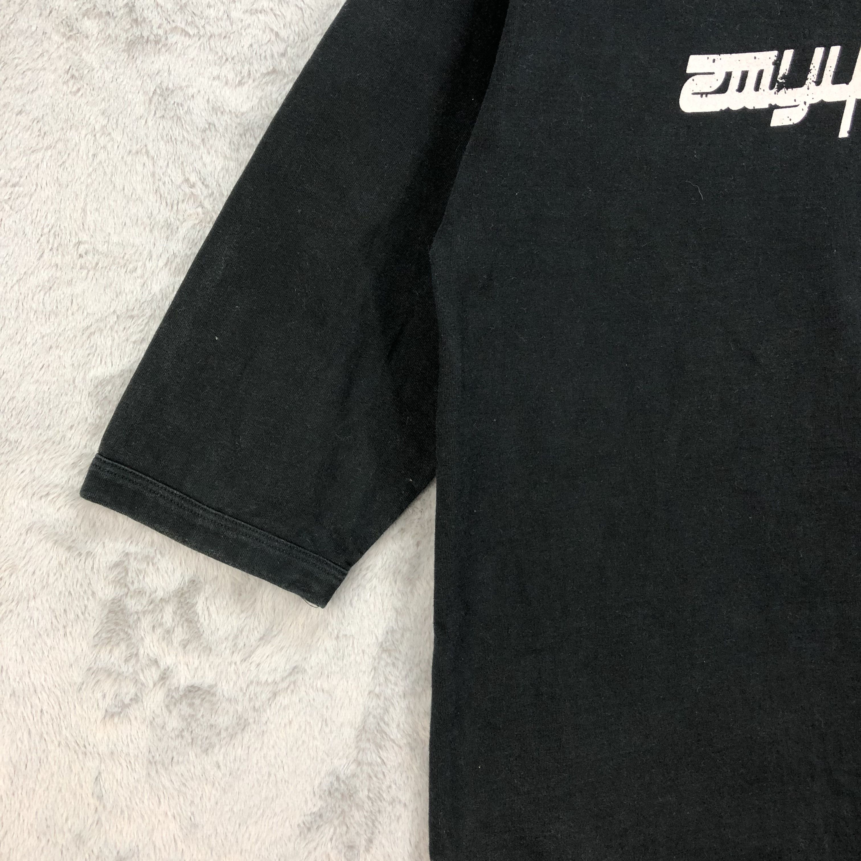Japanese Brand STAY UPLATE Big Logo 3 Quarter Sleeve Shirts #4607-168 Size US M / EU 48-50 / 2 - 5 Thumbnail
