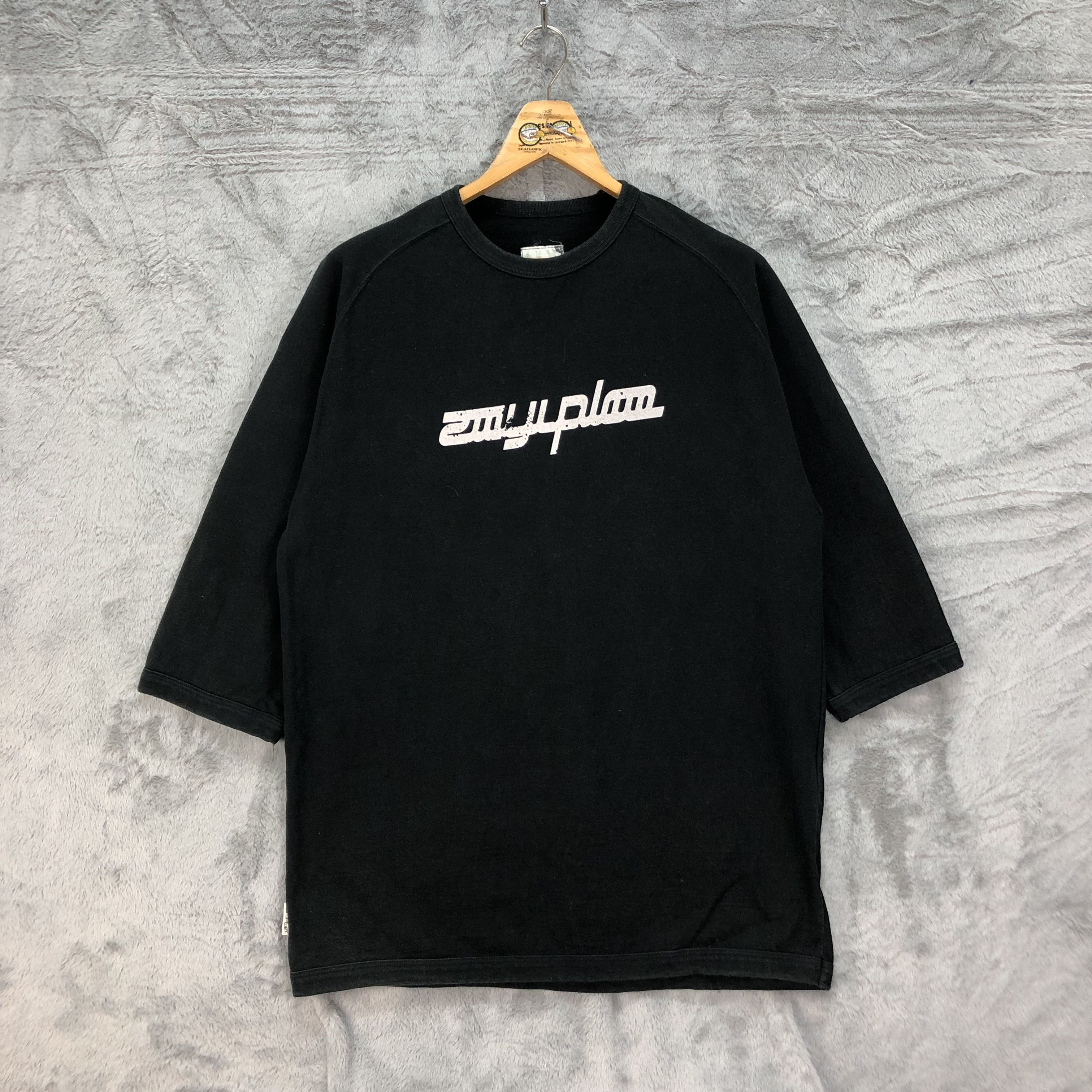 Japanese Brand STAY UPLATE Big Logo 3 Quarter Sleeve Shirts #4607-168 Size US M / EU 48-50 / 2 - 1 Thumbnail
