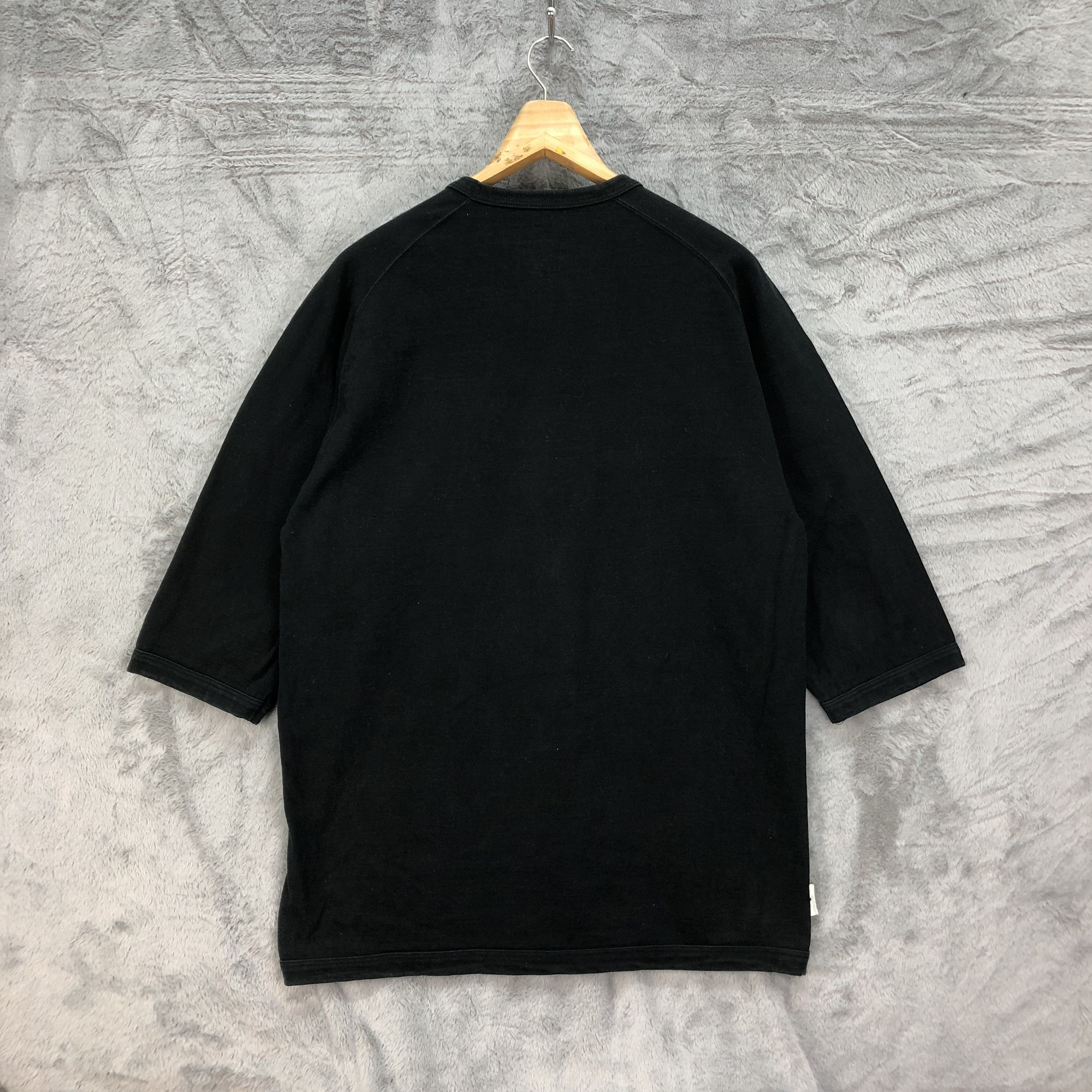 Japanese Brand STAY UPLATE Big Logo 3 Quarter Sleeve Shirts #4607-168 Size US M / EU 48-50 / 2 - 10 Thumbnail