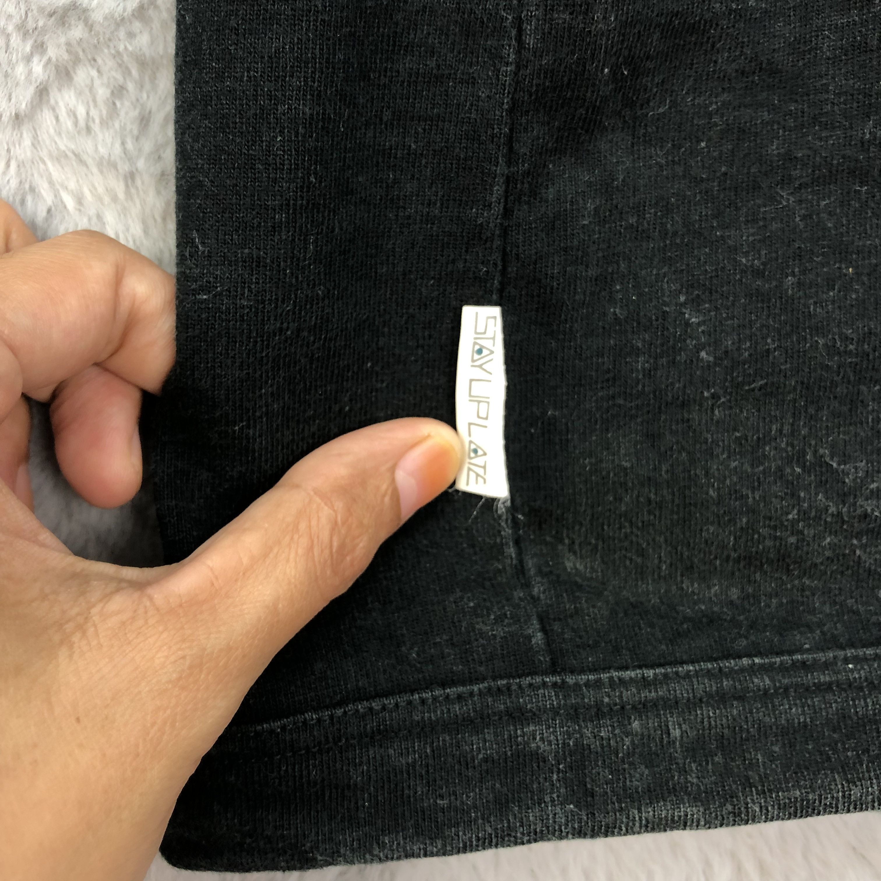 Japanese Brand STAY UPLATE Big Logo 3 Quarter Sleeve Shirts #4607-168 Size US M / EU 48-50 / 2 - 7 Thumbnail