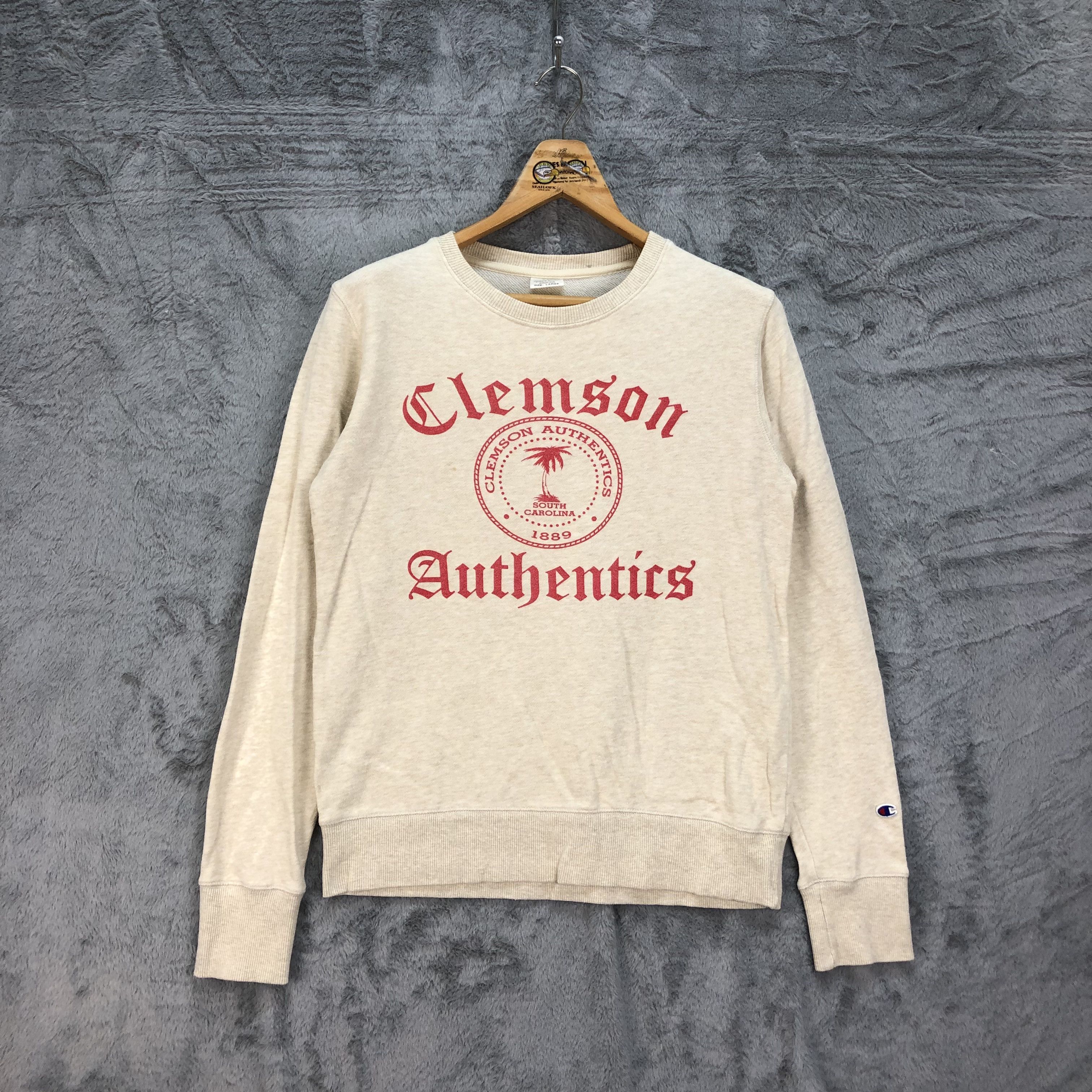 Champion Champion CLEMSON AUTHENTICS Sweatshirts #4610-168 Size L / US 10 / IT 46 - 1 Thumbnail