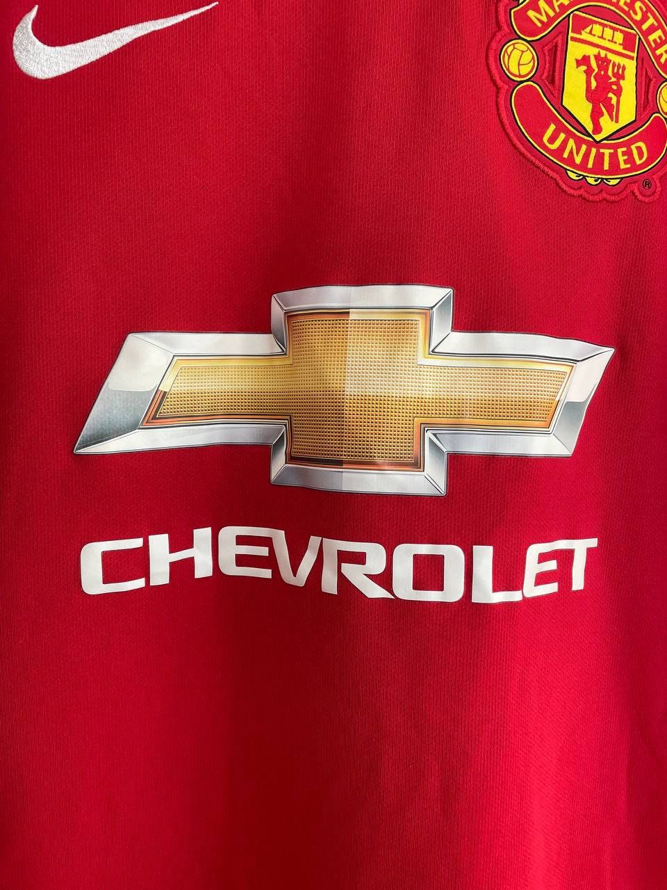 Nike Manchester United 2014-2015 Home Soccer Jersey Football Kit Size US S / EU 44-46 / 1 - 3 Thumbnail