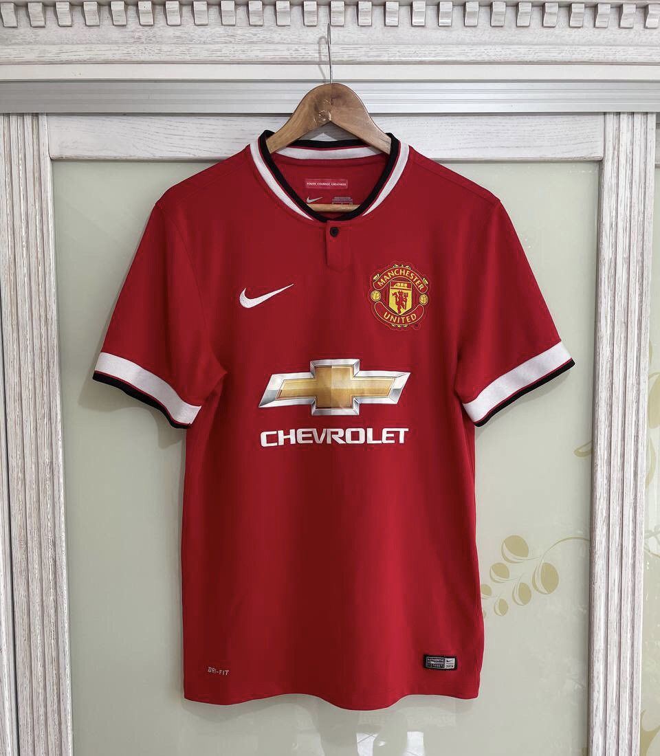 Nike Manchester United 2014-2015 Home Soccer Jersey Football Kit Size US S / EU 44-46 / 1 - 1 Thumbnail