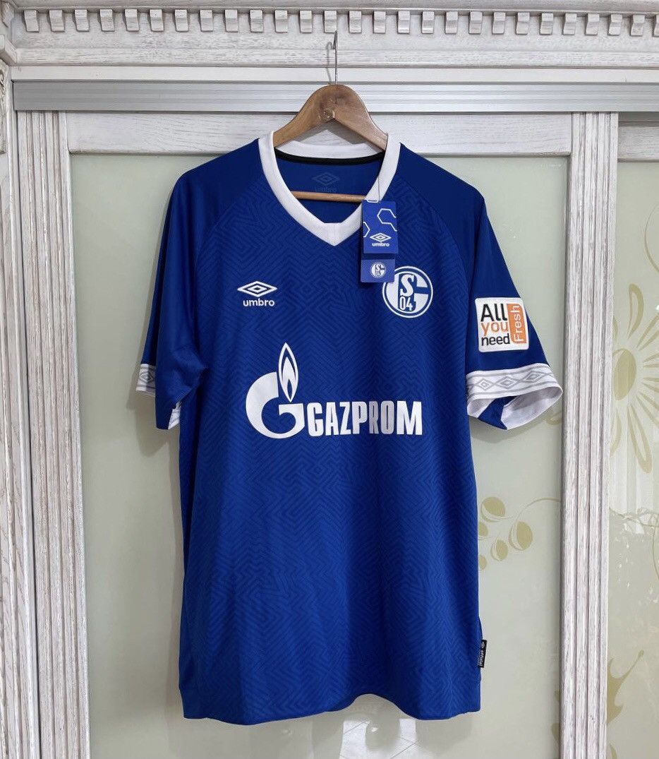 Umbro Schalke 2018-2019 Home Soccer Jersey Football Kit Shirt Size US XL / EU 56 / 4 - 1 Thumbnail