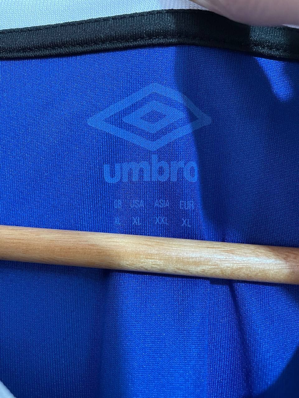 Umbro Schalke 2018-2019 Home Soccer Jersey Football Kit Shirt Size US XL / EU 56 / 4 - 6 Thumbnail