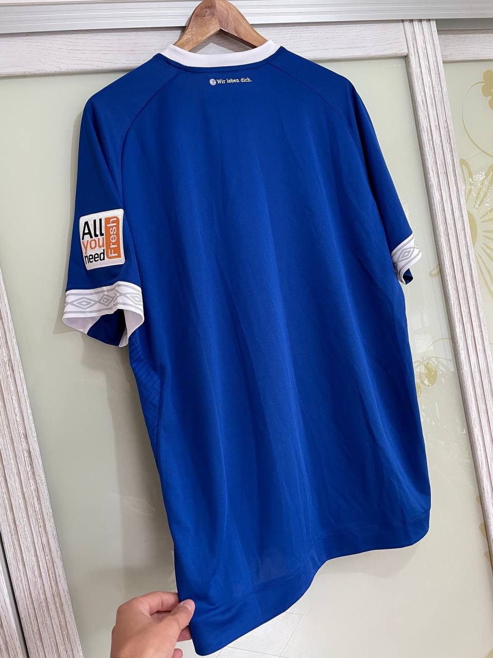 Umbro Schalke 2018-2019 Home Soccer Jersey Football Kit Shirt Size US XL / EU 56 / 4 - 3 Thumbnail