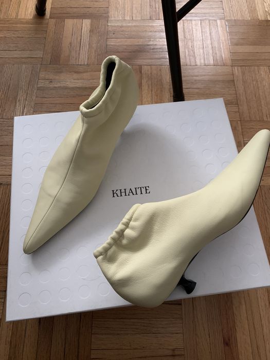 KHAITE KHAITE Volos stretch-leather ankle boots | Grailed