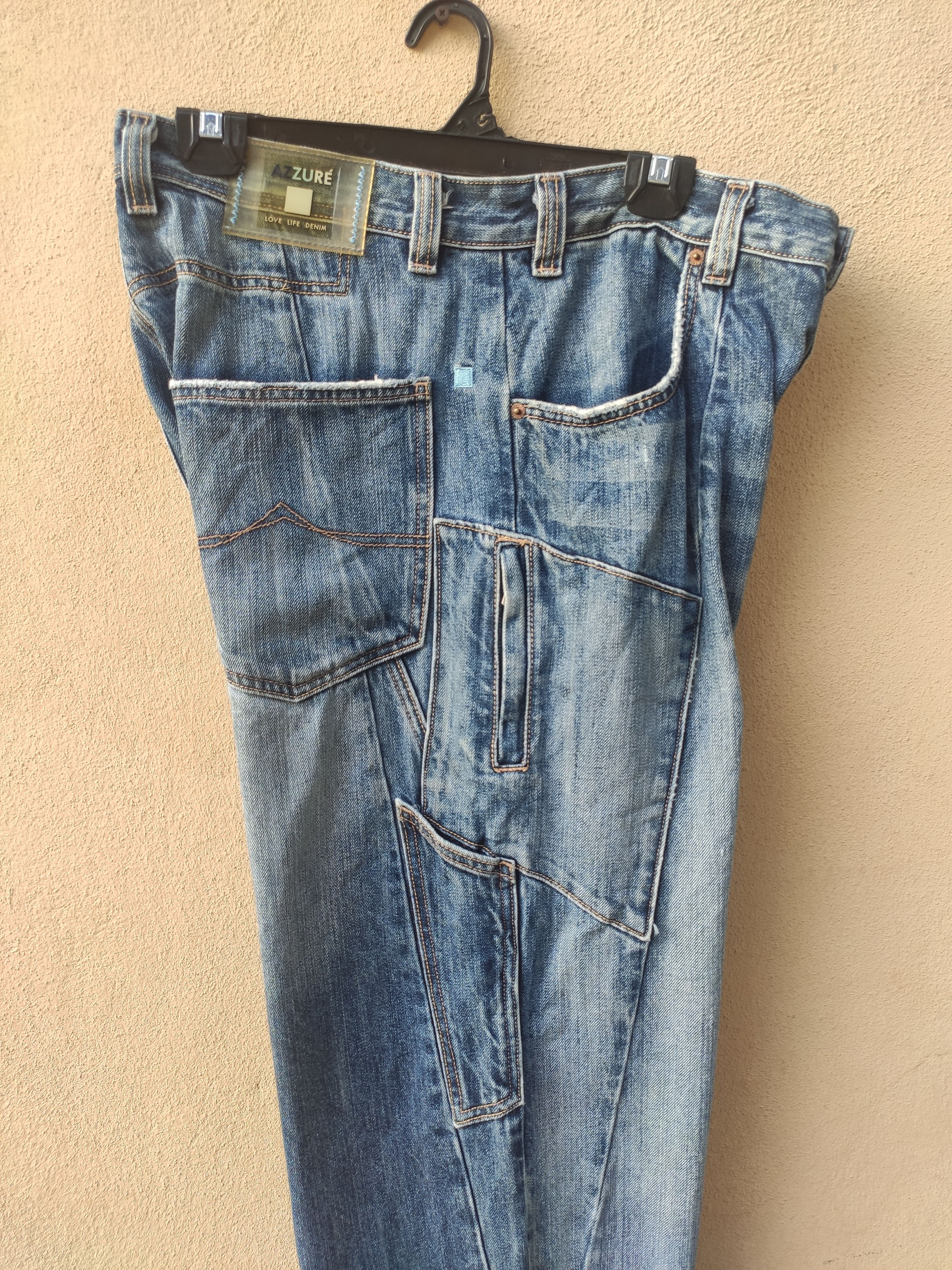 Beauty Beast 🔥 Azzure Denime jeans Size US 34 / EU 50 - 4 Thumbnail