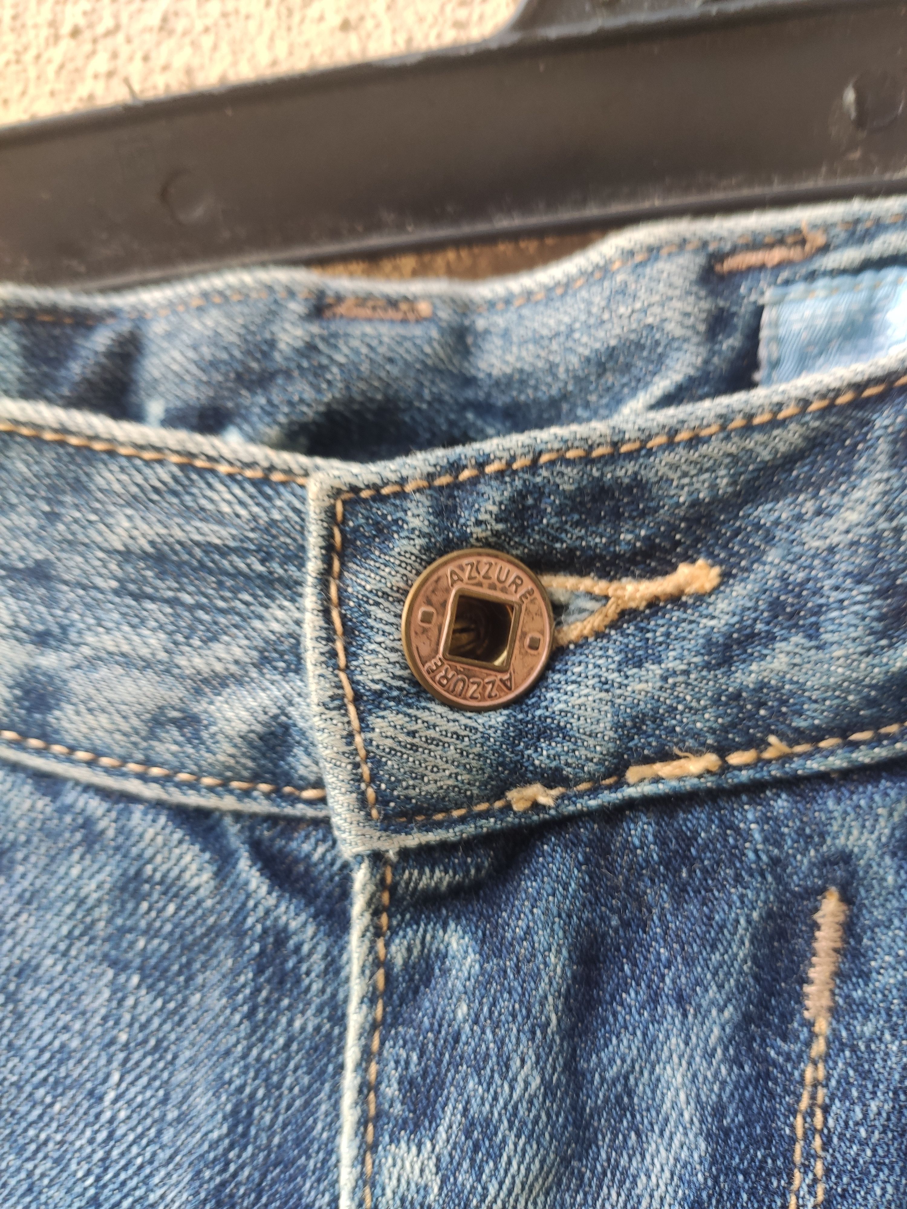 Beauty Beast 🔥 Azzure Denime jeans Size US 34 / EU 50 - 10 Thumbnail