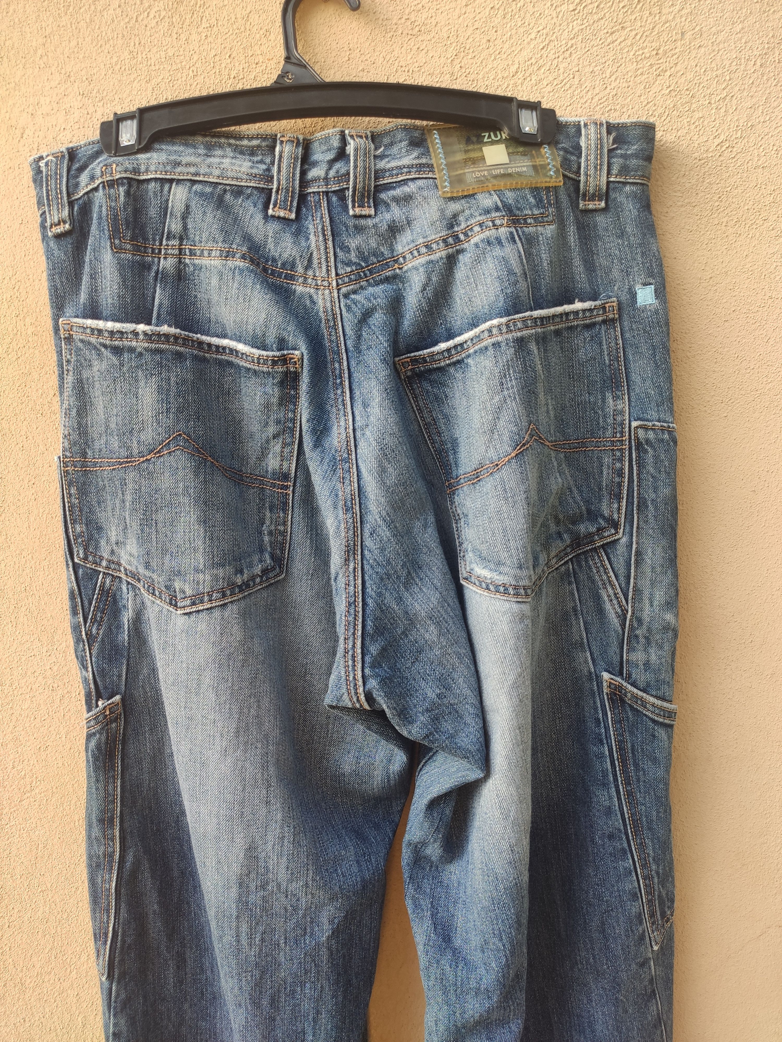 Beauty Beast 🔥 Azzure Denime jeans Size US 34 / EU 50 - 8 Thumbnail