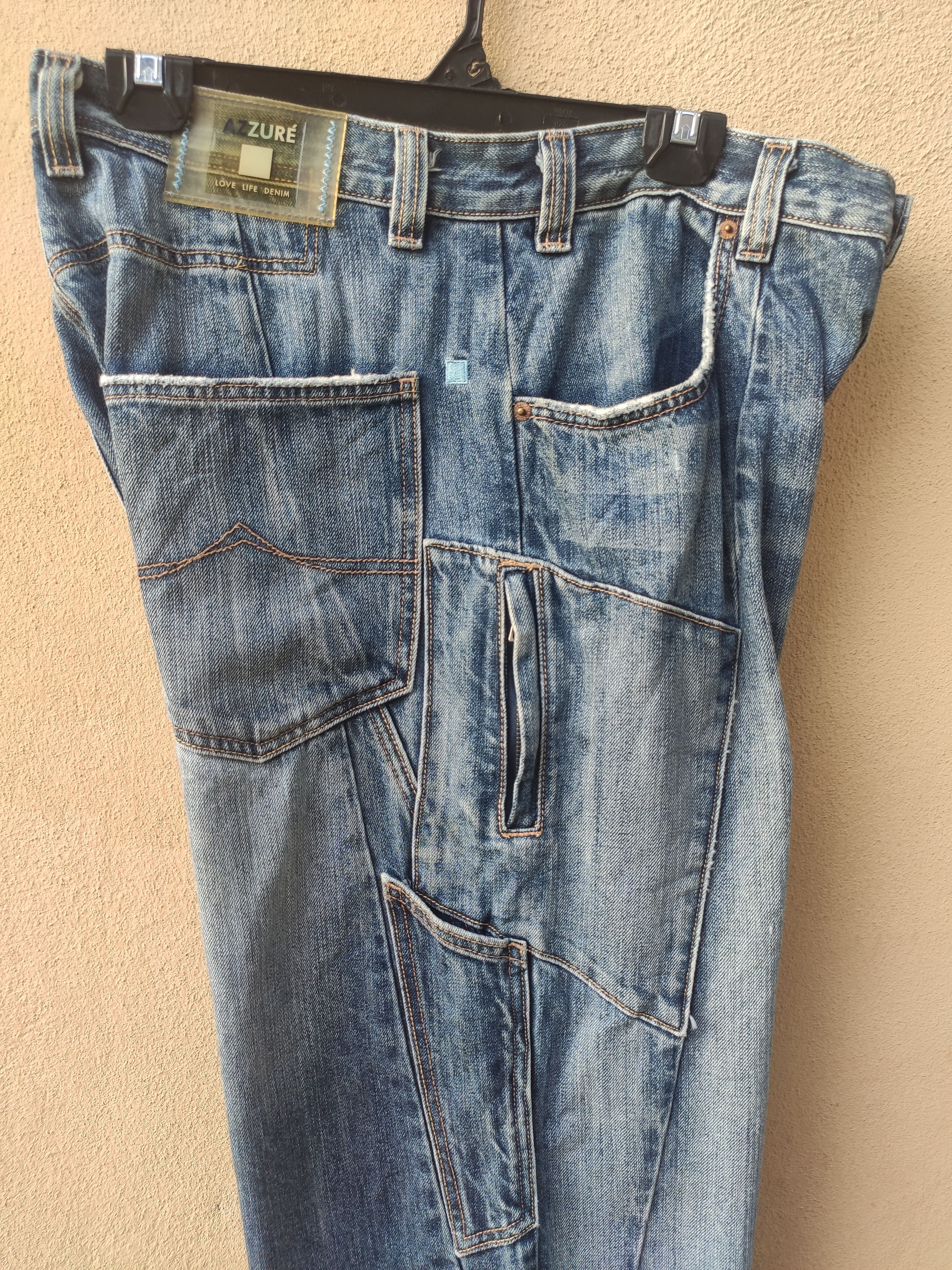 Beauty Beast 🔥 Azzure Denime jeans Size US 34 / EU 50 - 2 Thumbnail