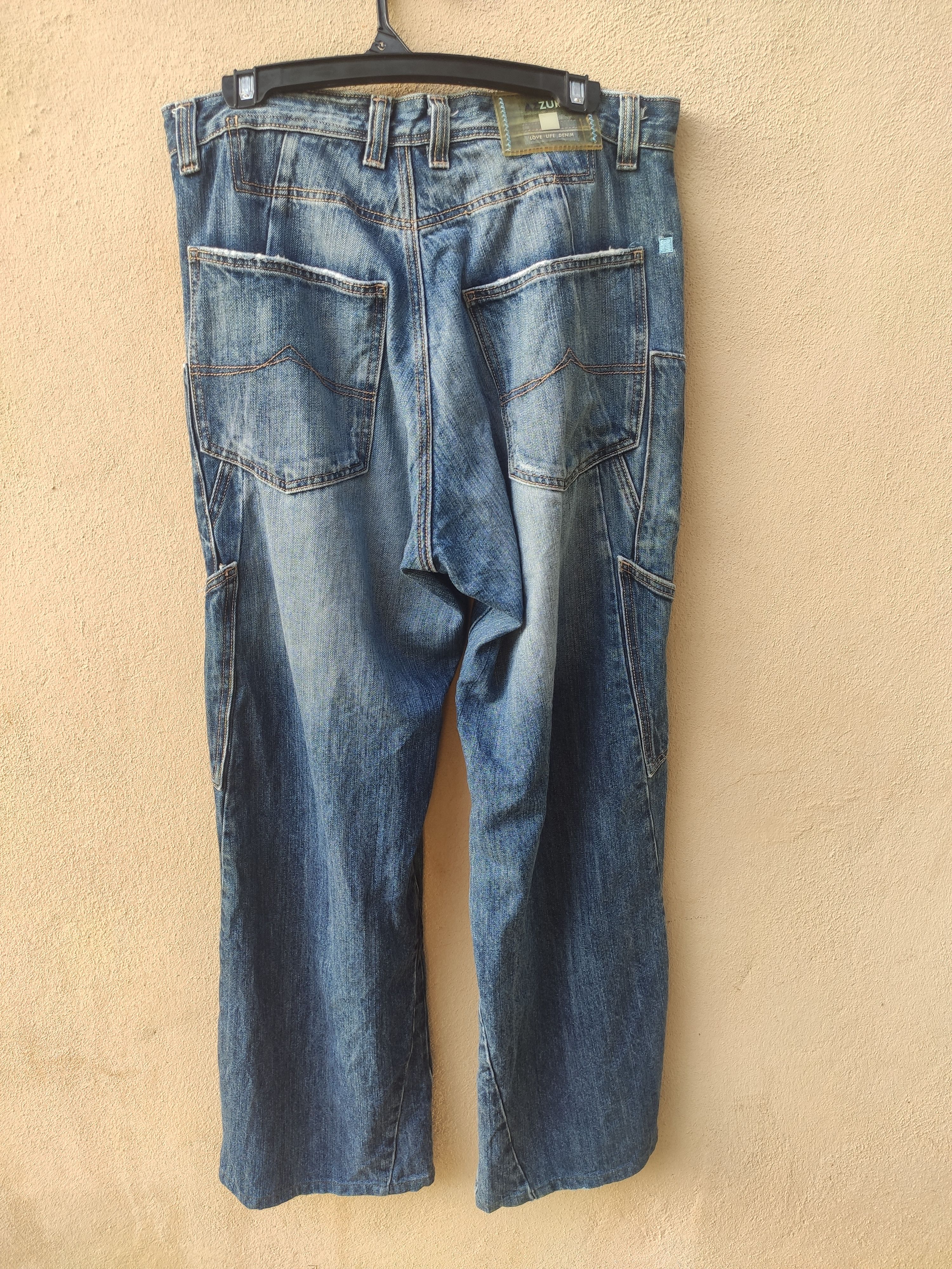 Beauty Beast 🔥 Azzure Denime jeans Size US 34 / EU 50 - 9 Thumbnail
