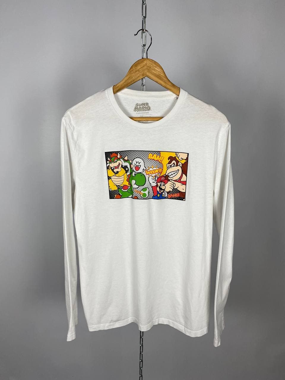Nintendo Super Mario movie Game streetwear long sleeve size L Size US L / EU 52-54 / 3 - 1 Thumbnail