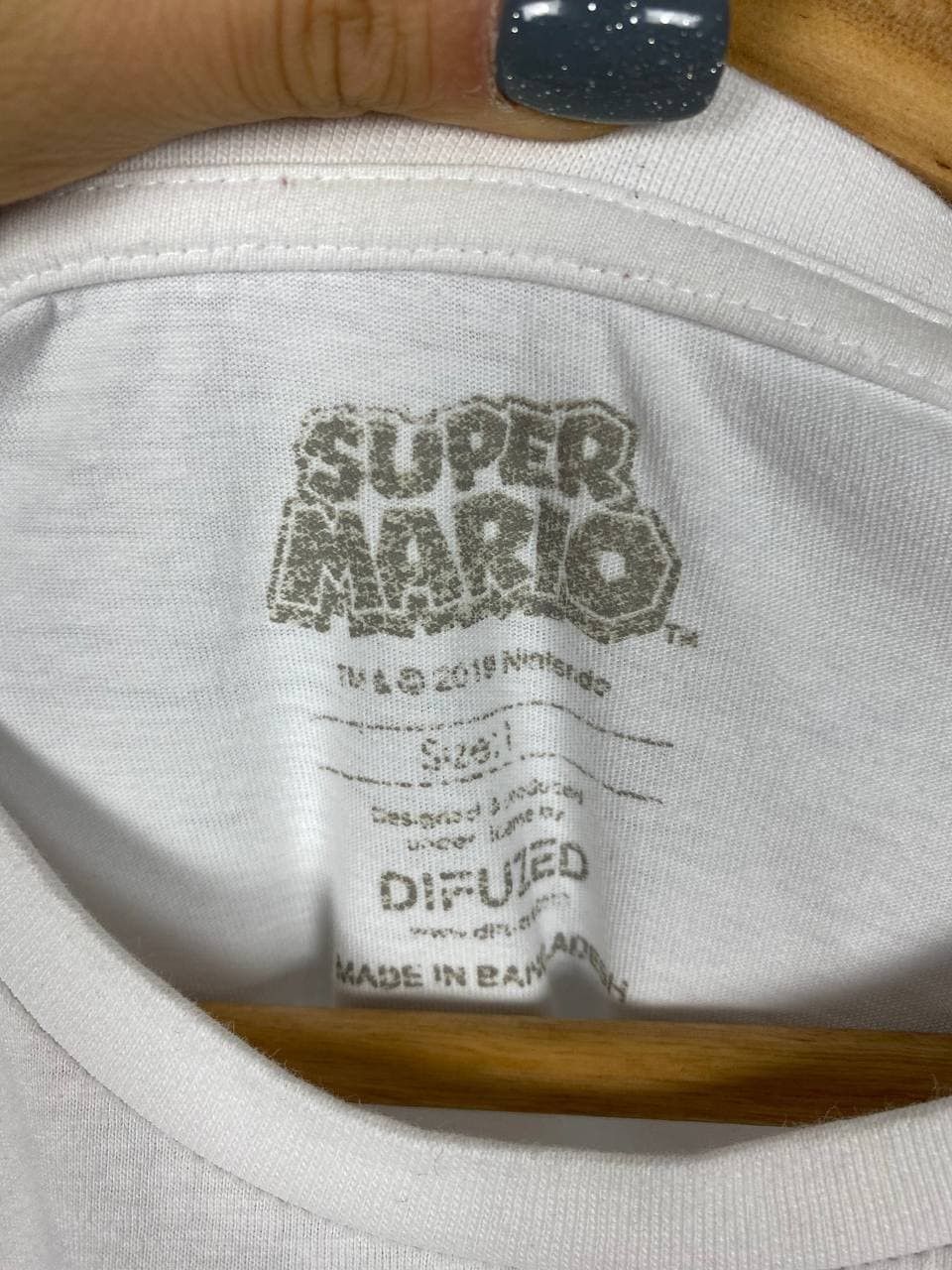 Nintendo Super Mario movie Game streetwear long sleeve size L Size US L / EU 52-54 / 3 - 3 Thumbnail