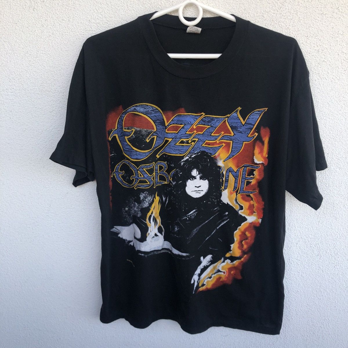Winterland Ozzy Osbourne Band T-shirt, Men's L size unknown black type Vintage Second Hand