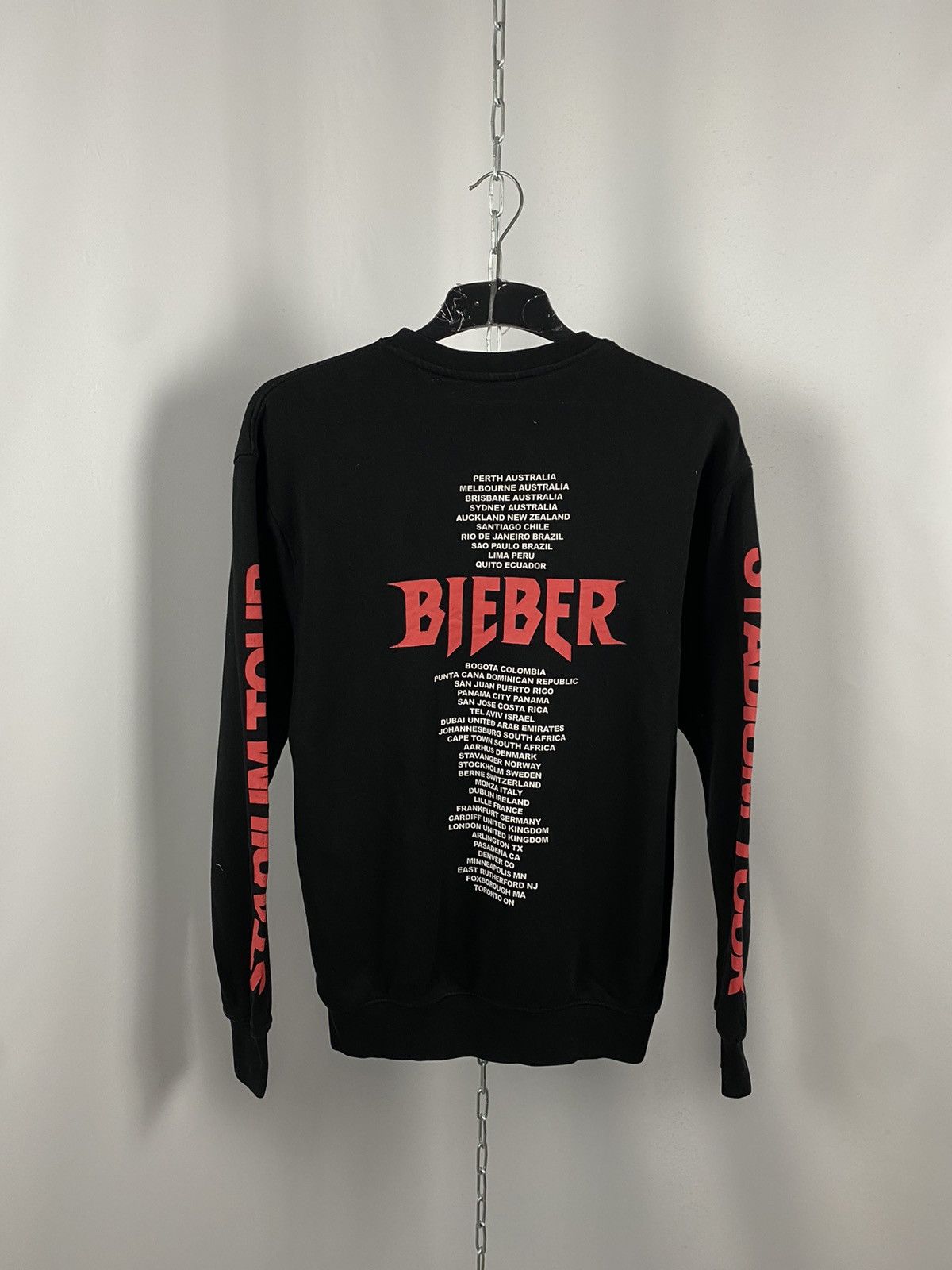 Justin Bieber Justin Bieber TEAM long sleeve streetwear overprint size S Size US S / EU 44-46 / 1 - 5 Thumbnail