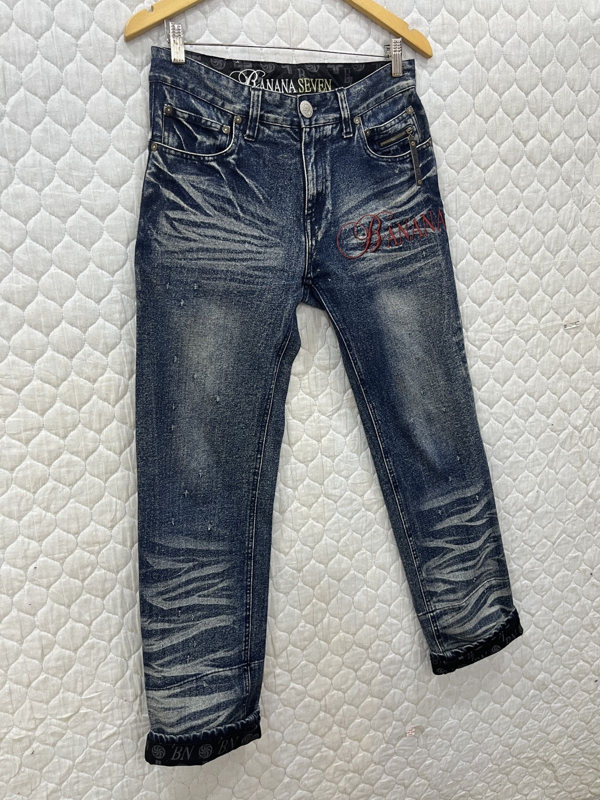 Japanese Brand (Ww). BANANA SEVEN ARCHIVE DENIM Size US 31 - 14 Thumbnail