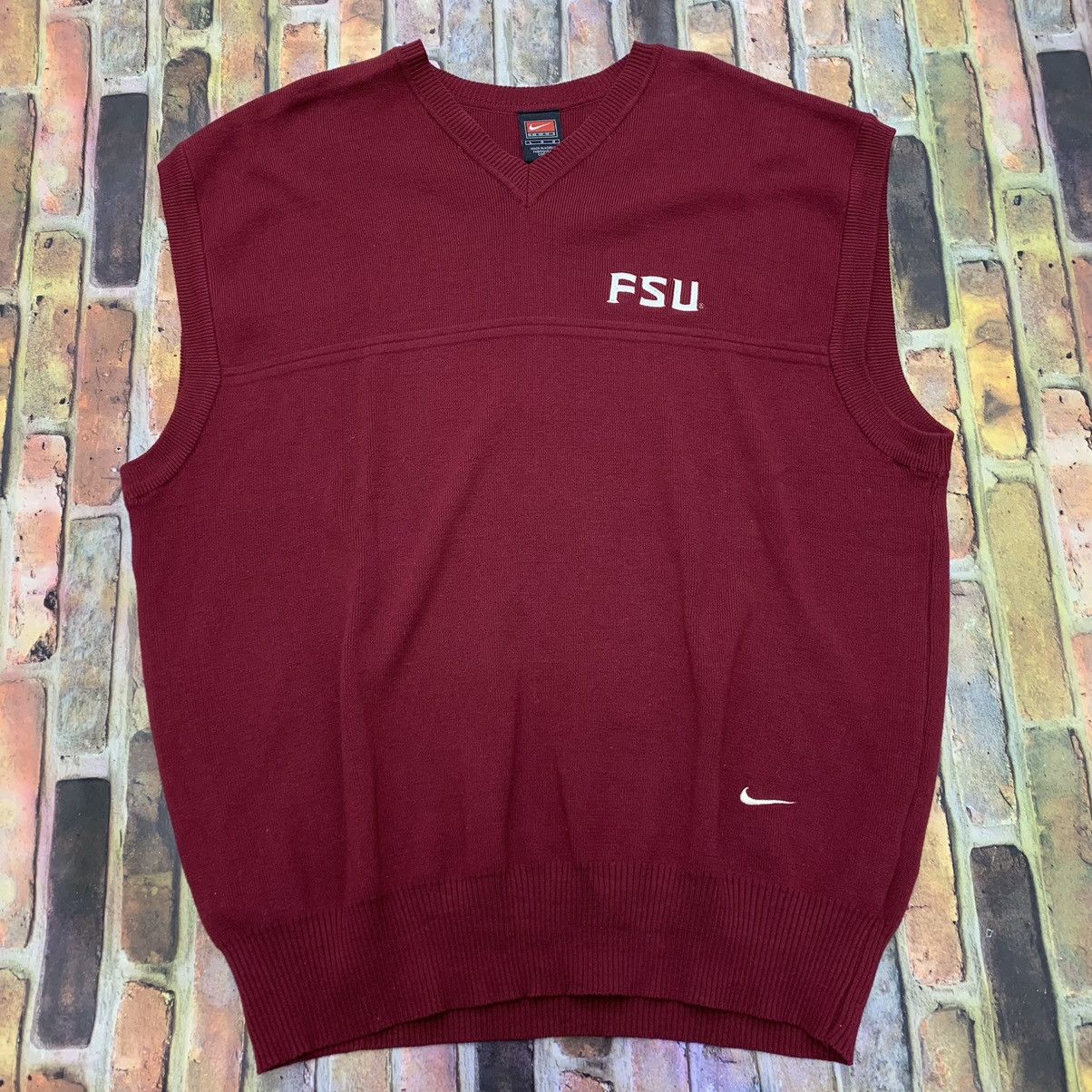 Nike × Vintage Vintage Florida State University sweater vest Size US L / EU 52-54 / 3 - 1 Thumbnail