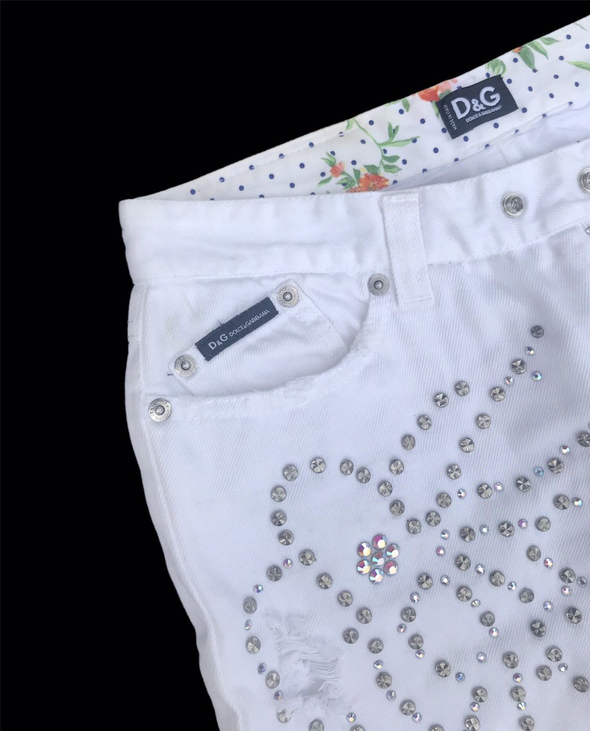 Dolce & Gabbana Dolce & Gabbana Distressed Ankle Denim Pants Size 28" / US 6 / IT 42 - 5 Thumbnail