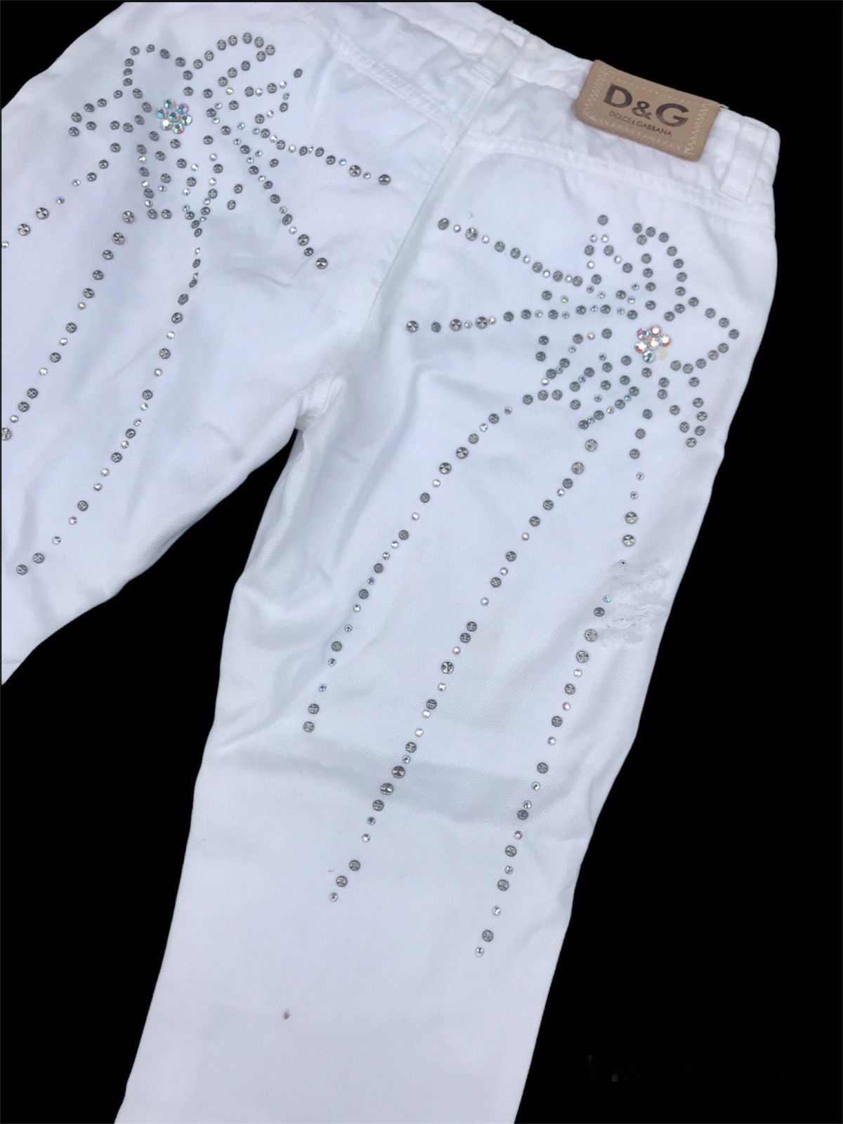 Dolce & Gabbana Dolce & Gabbana Distressed Ankle Denim Pants Size 28" / US 6 / IT 42 - 7 Thumbnail