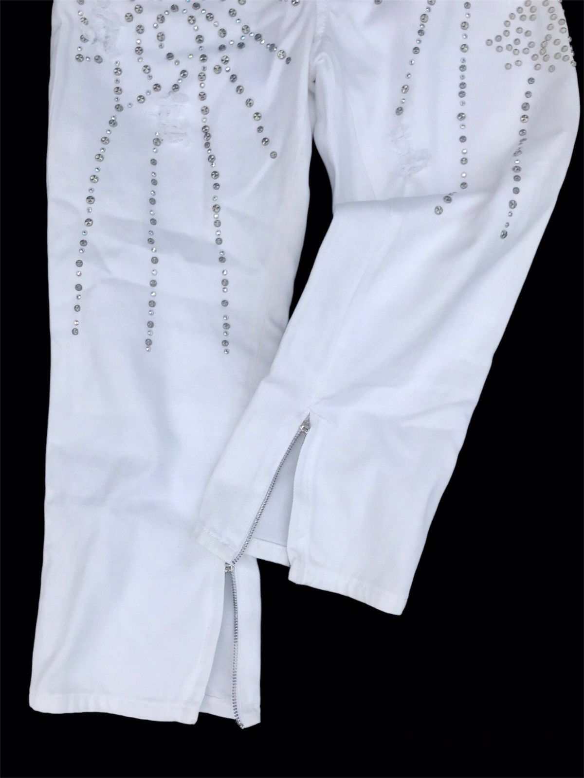 Dolce & Gabbana Dolce & Gabbana Distressed Ankle Denim Pants Size 28" / US 6 / IT 42 - 6 Thumbnail