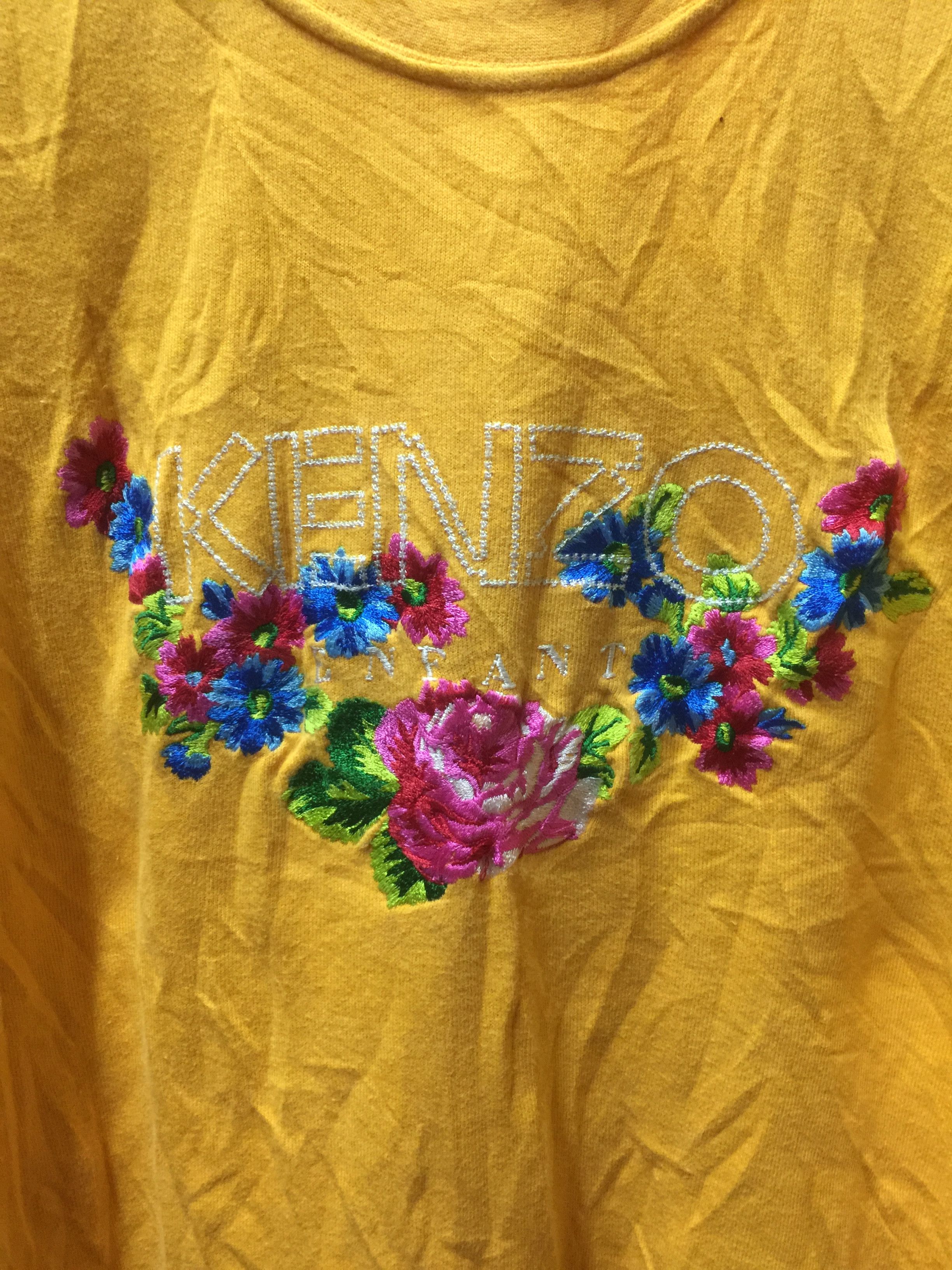 Designer × Kenzo × Vintage Kenzo Paris Flower Embroidered Long Sleeve Shirt Size US XS / EU 42 / 0 - 2 Thumbnail
