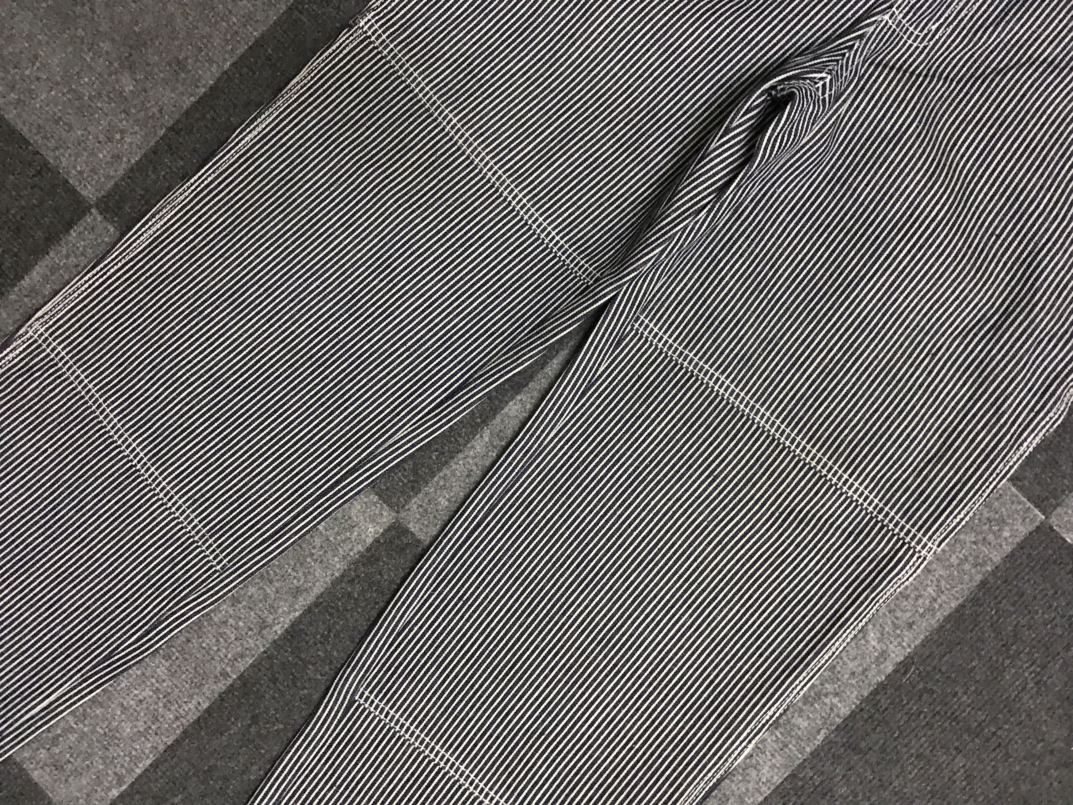 Japanese Brand D109 OCTOPUS ARMY Street Style Hickory Carpenter Pant Size US 34 / EU 50 - 5 Thumbnail