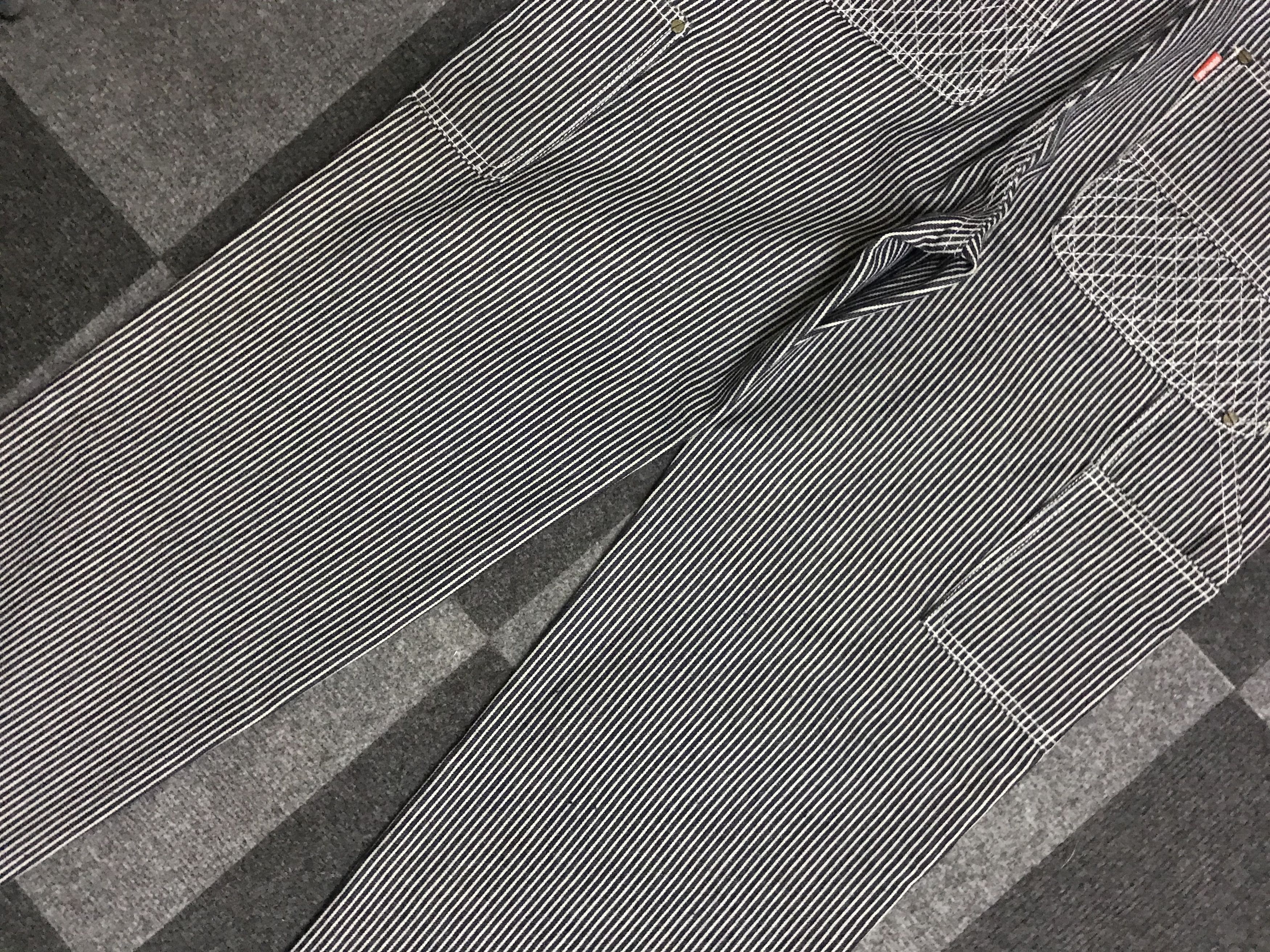 Japanese Brand D109 OCTOPUS ARMY Street Style Hickory Carpenter Pant Size US 34 / EU 50 - 12 Thumbnail