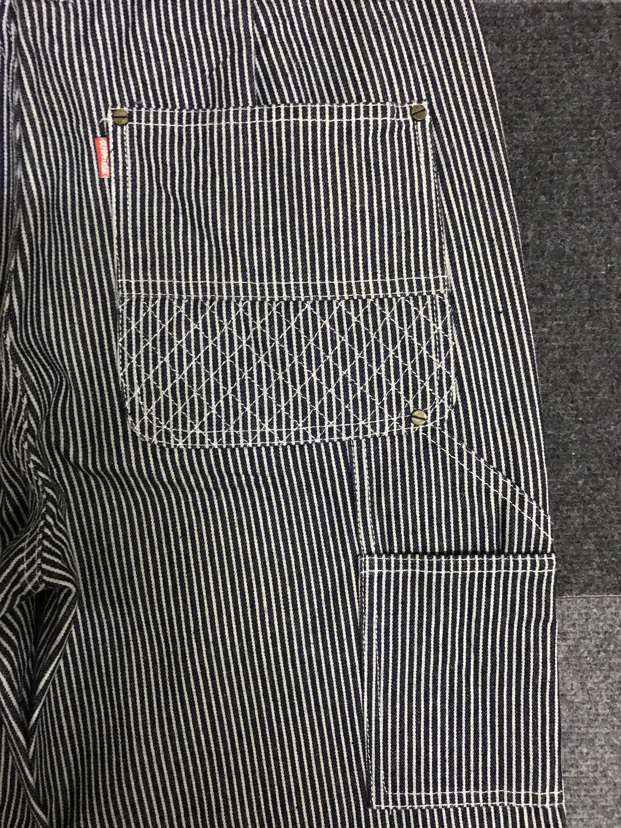 Japanese Brand D109 OCTOPUS ARMY Street Style Hickory Carpenter Pant Size US 34 / EU 50 - 16 Thumbnail