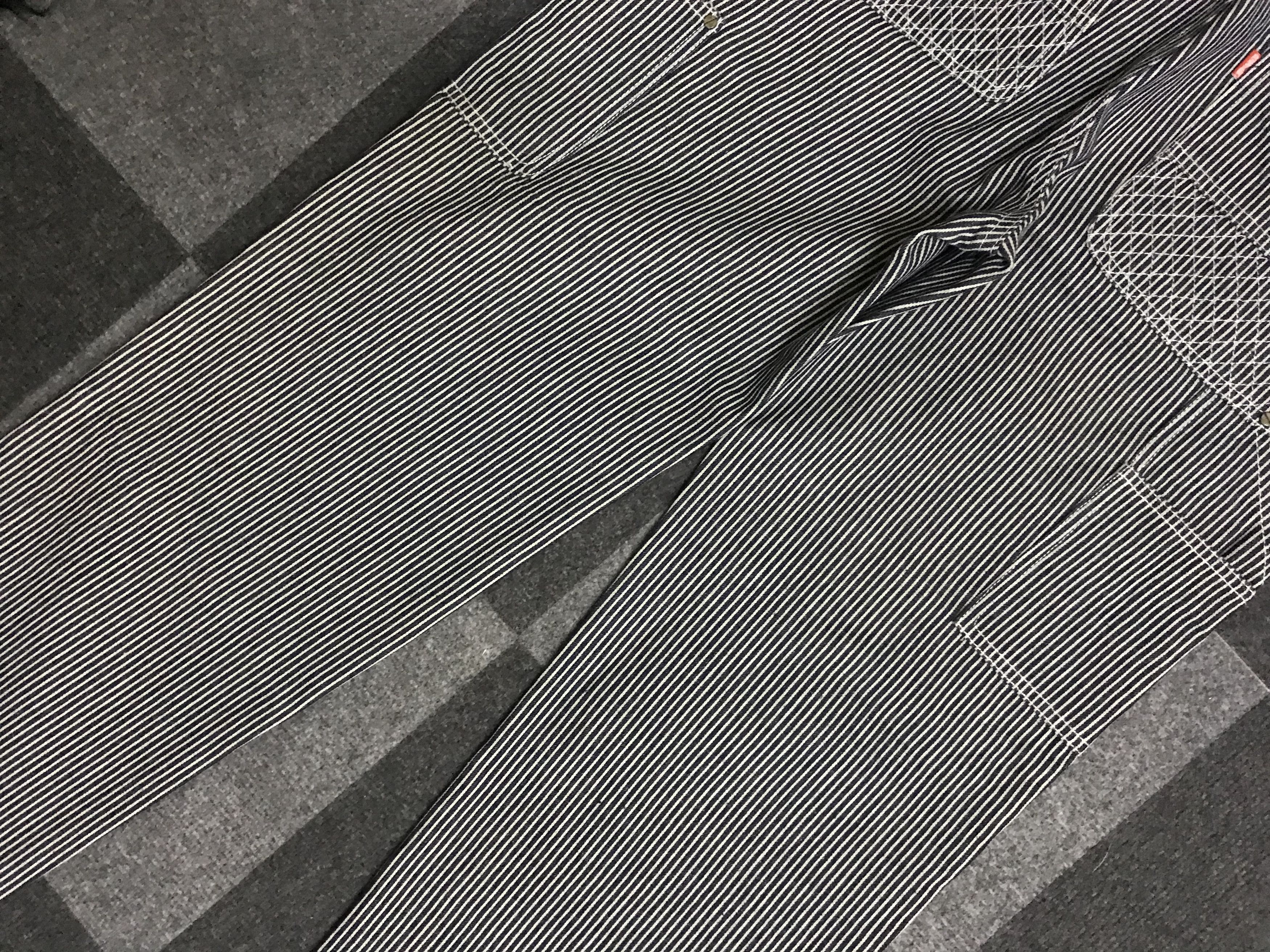 Japanese Brand D109 OCTOPUS ARMY Street Style Hickory Carpenter Pant Size US 34 / EU 50 - 13 Thumbnail