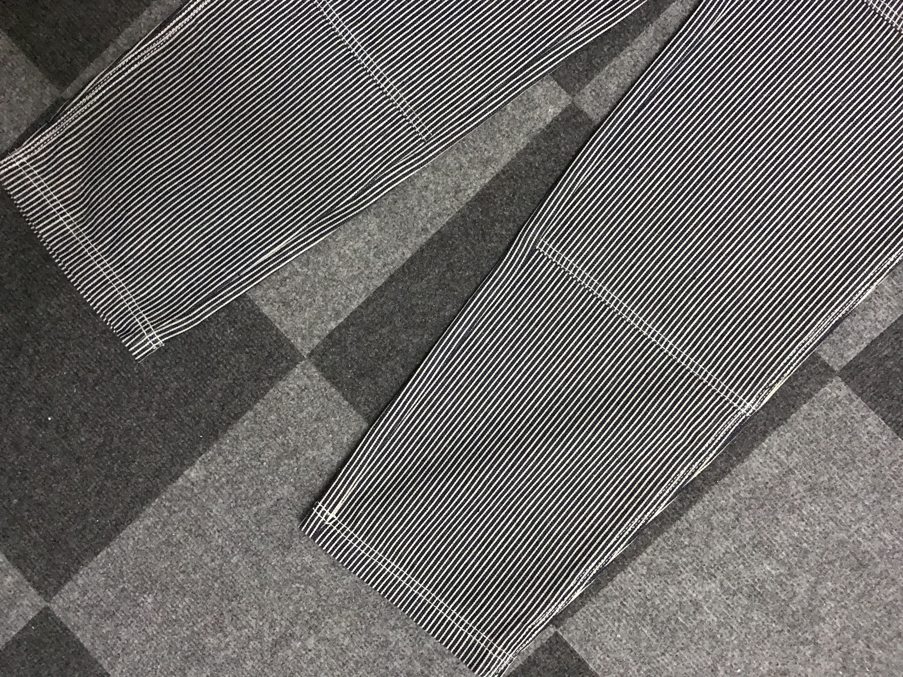 Japanese Brand D109 OCTOPUS ARMY Street Style Hickory Carpenter Pant Size US 34 / EU 50 - 6 Thumbnail
